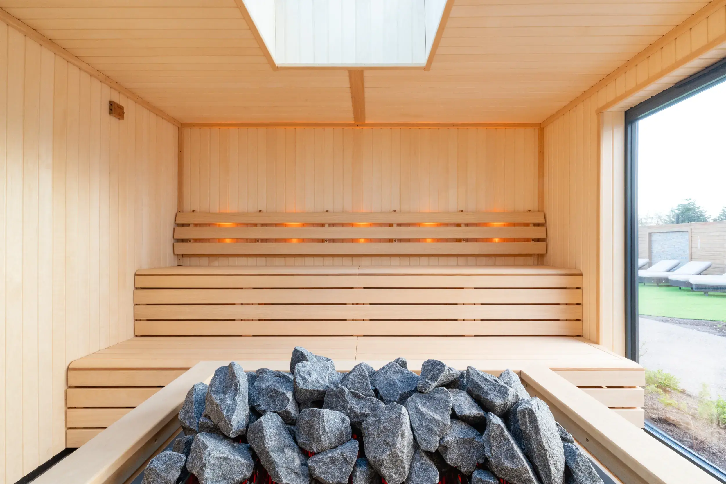Log sauna
