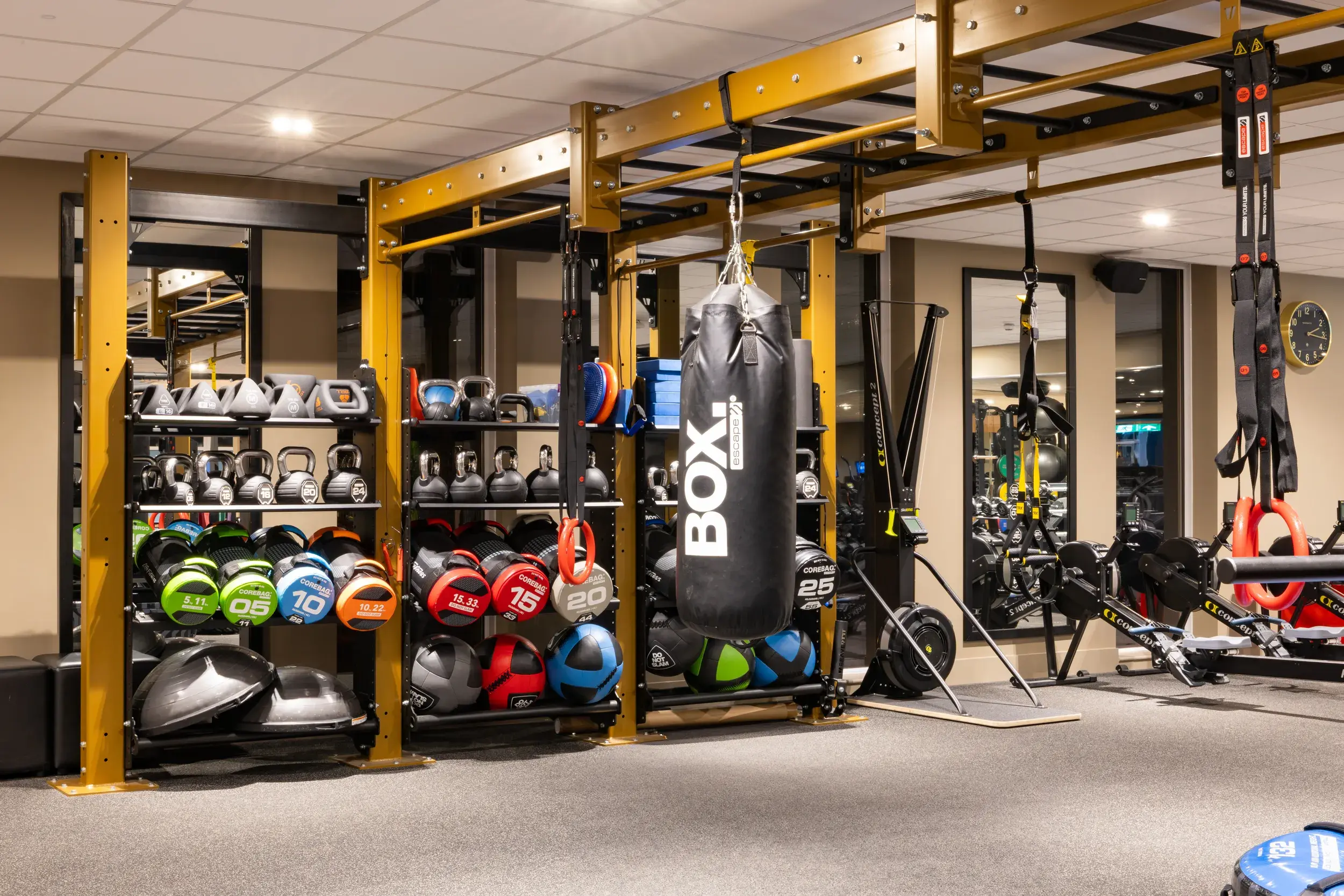 Functional training gym equipment