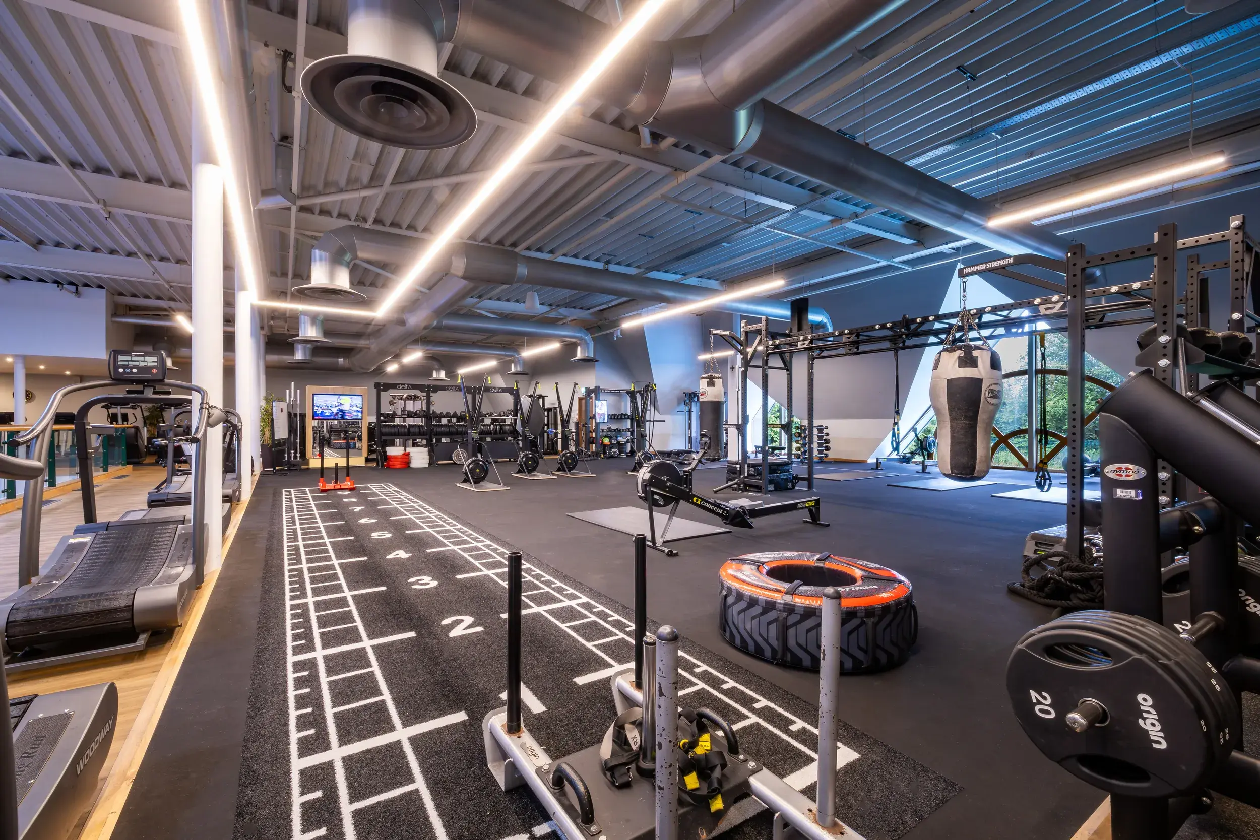 The gym at Manchester Trafford City