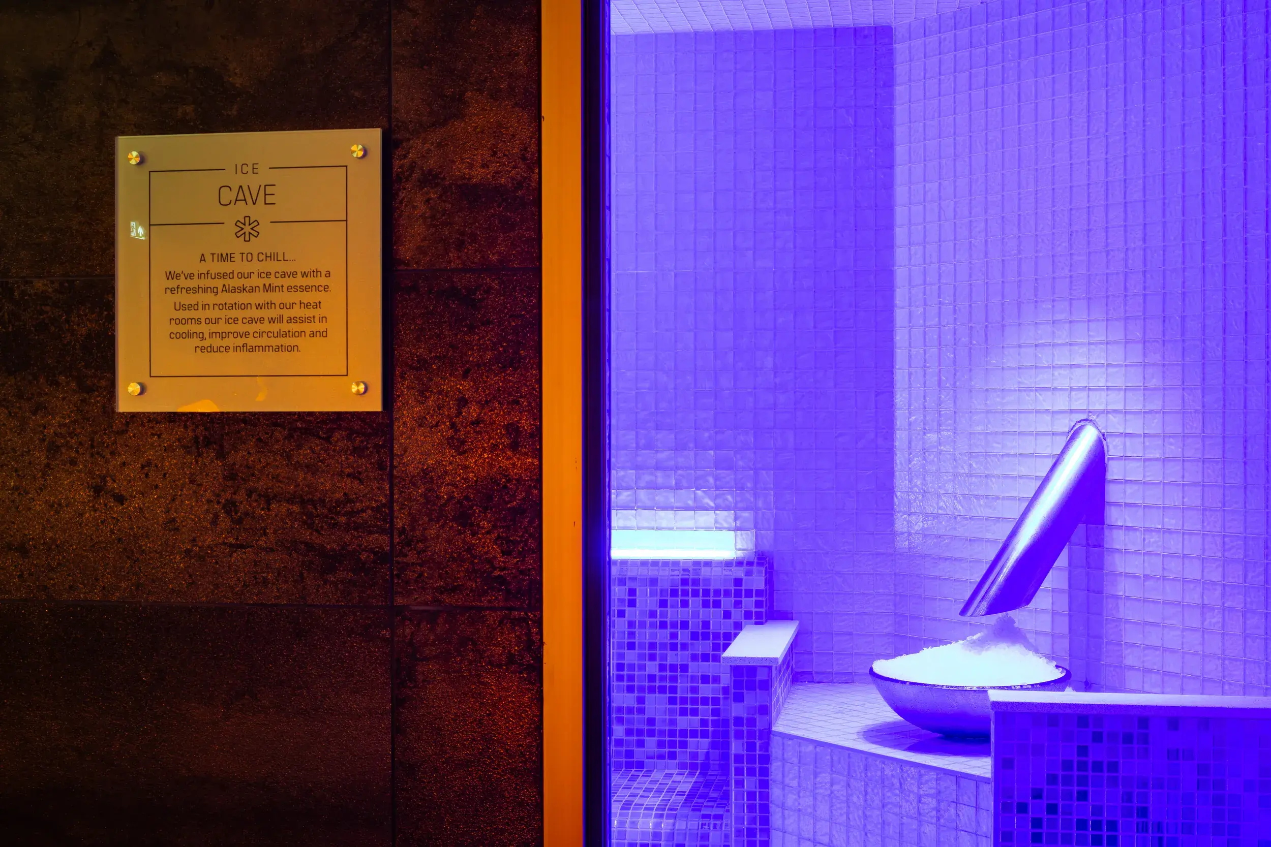 Ice Cave in the spa