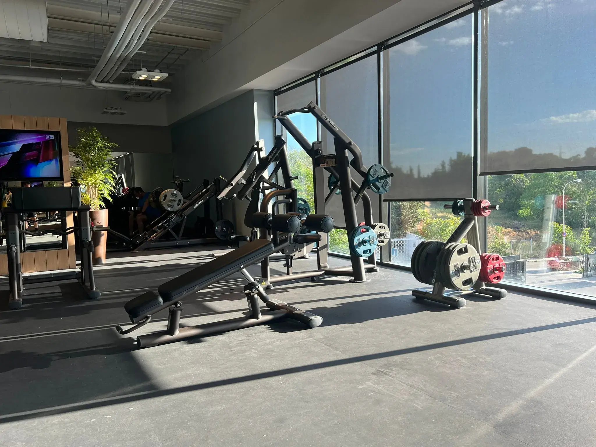 the gym floor at David Lloyd Aravaca