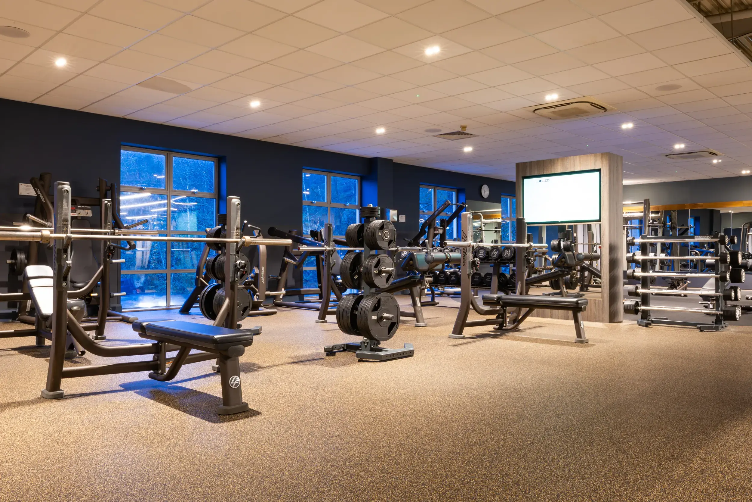 Equipment in the gym