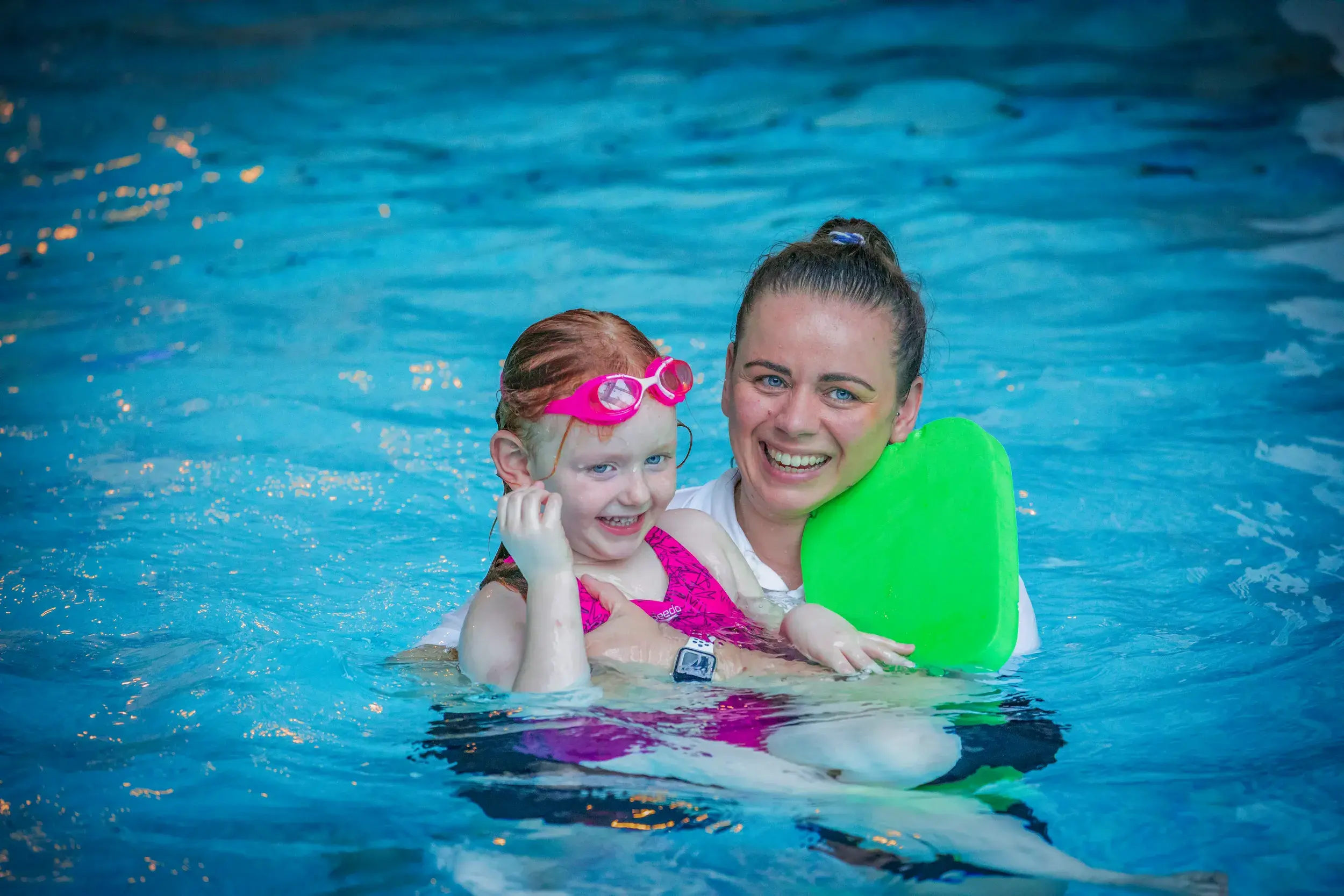 A swimming lesson 