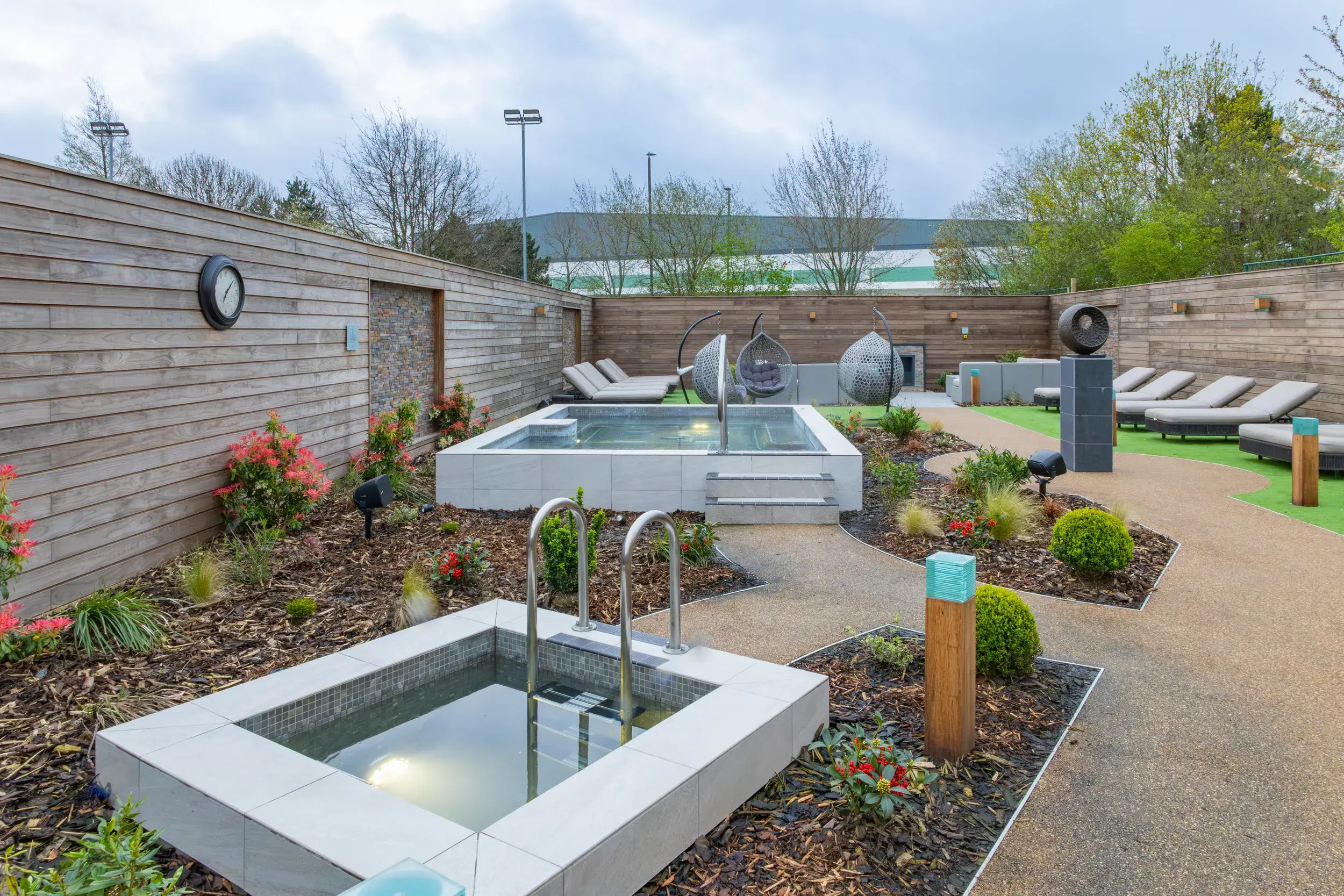 The tranquil surroundings of our Spa Garden