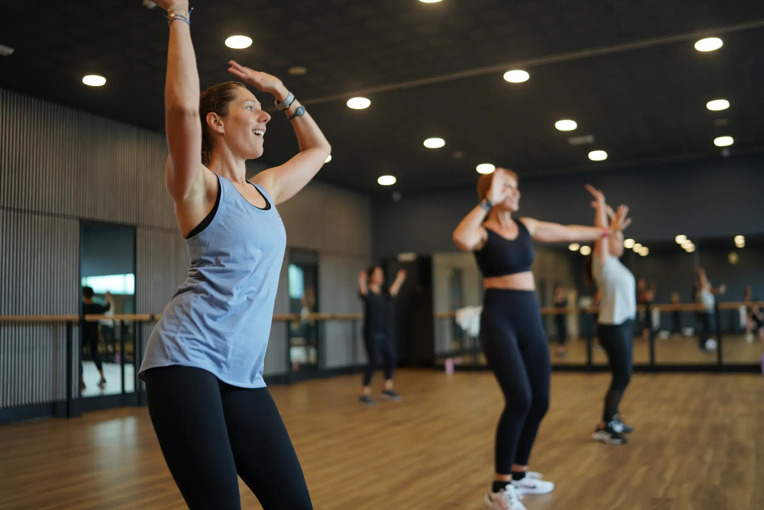 A group enjoying a zumba class