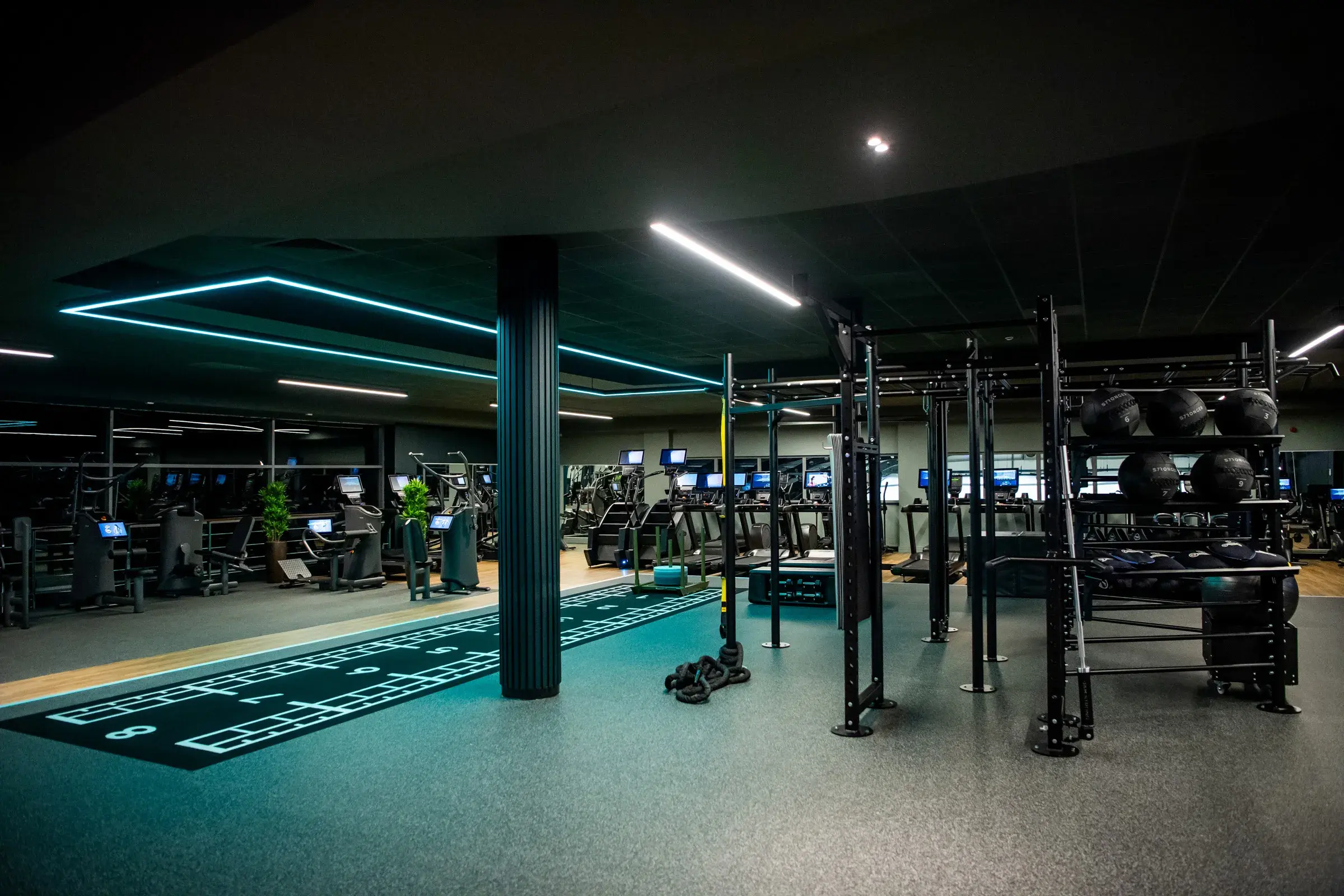 Equipment in the gym