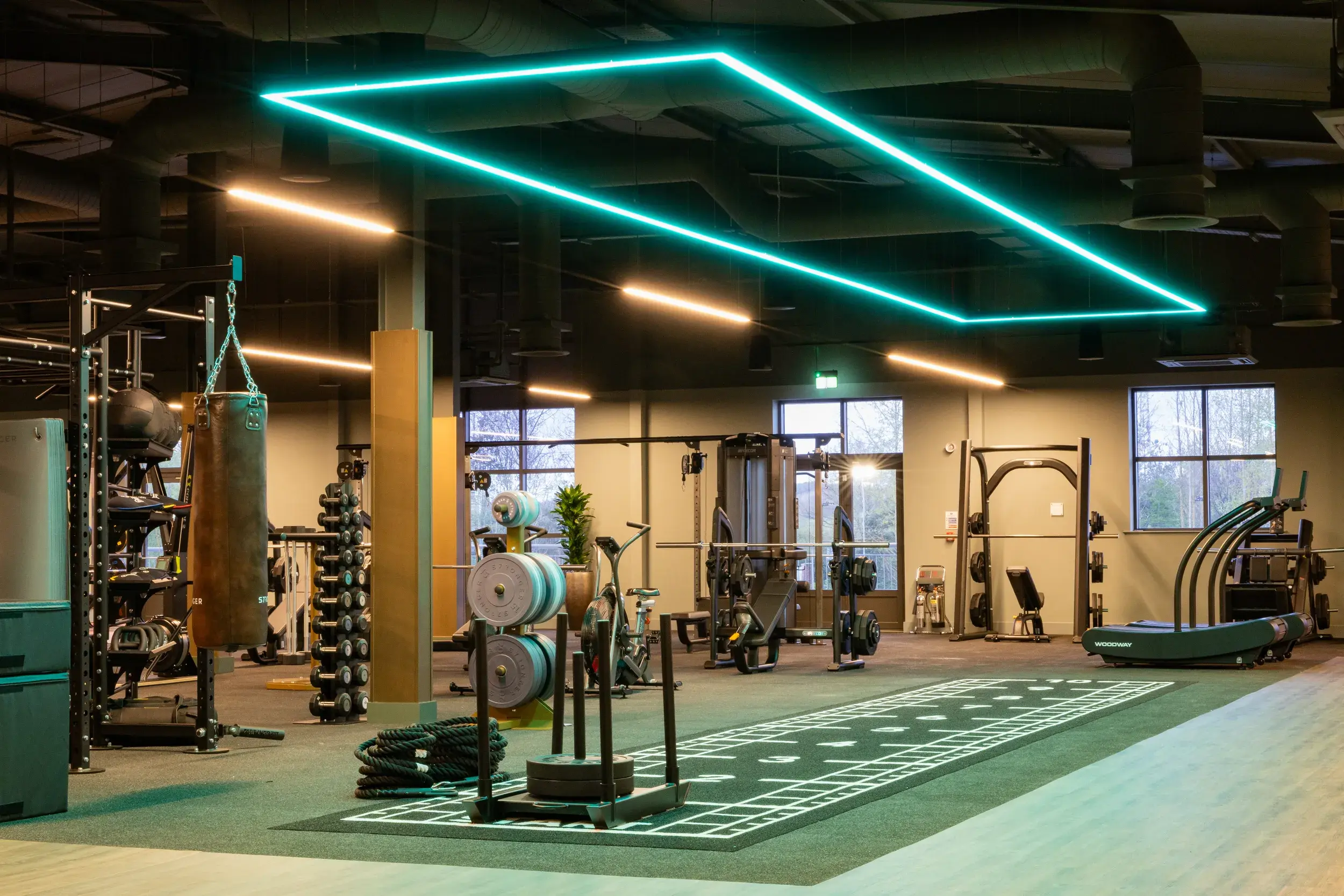 Equipment in the gym