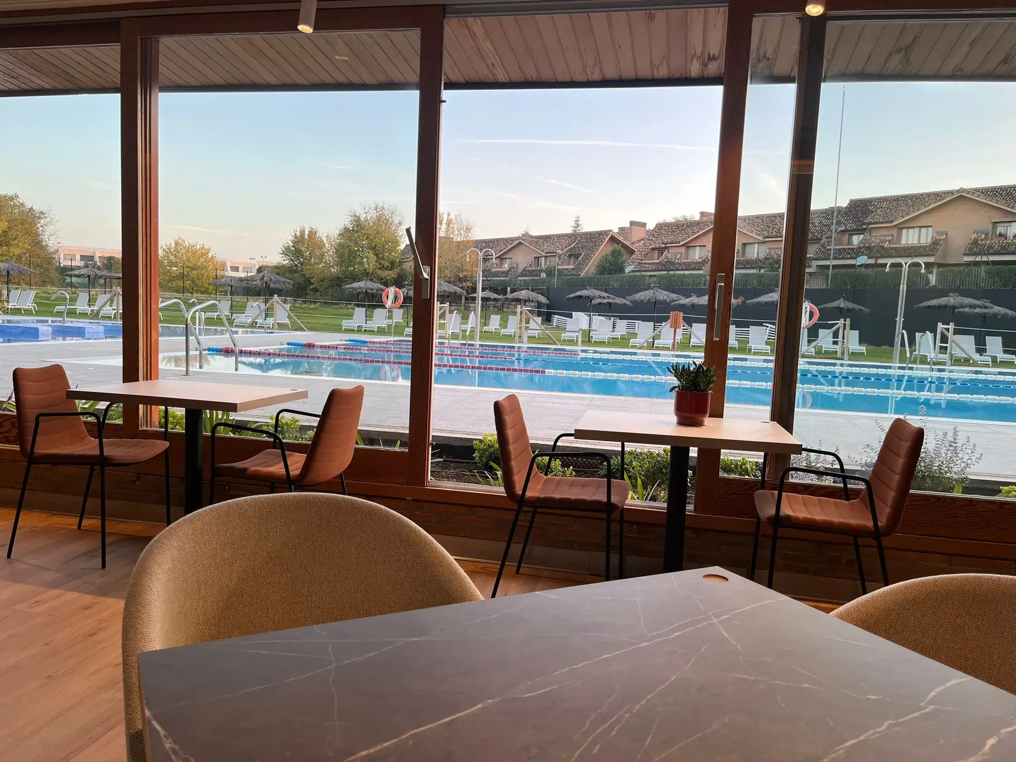 The clubroom at David Llloyd La Finca