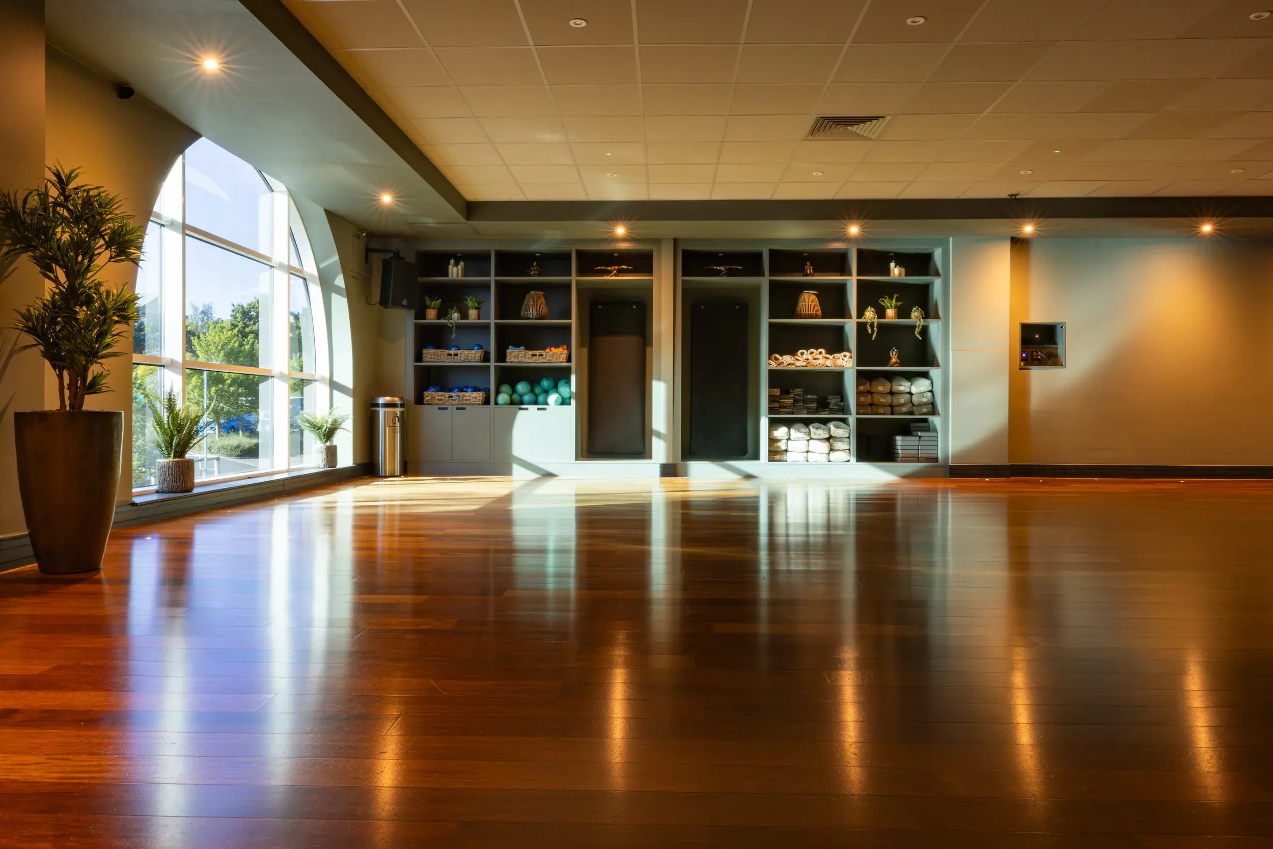 Group exercise studio