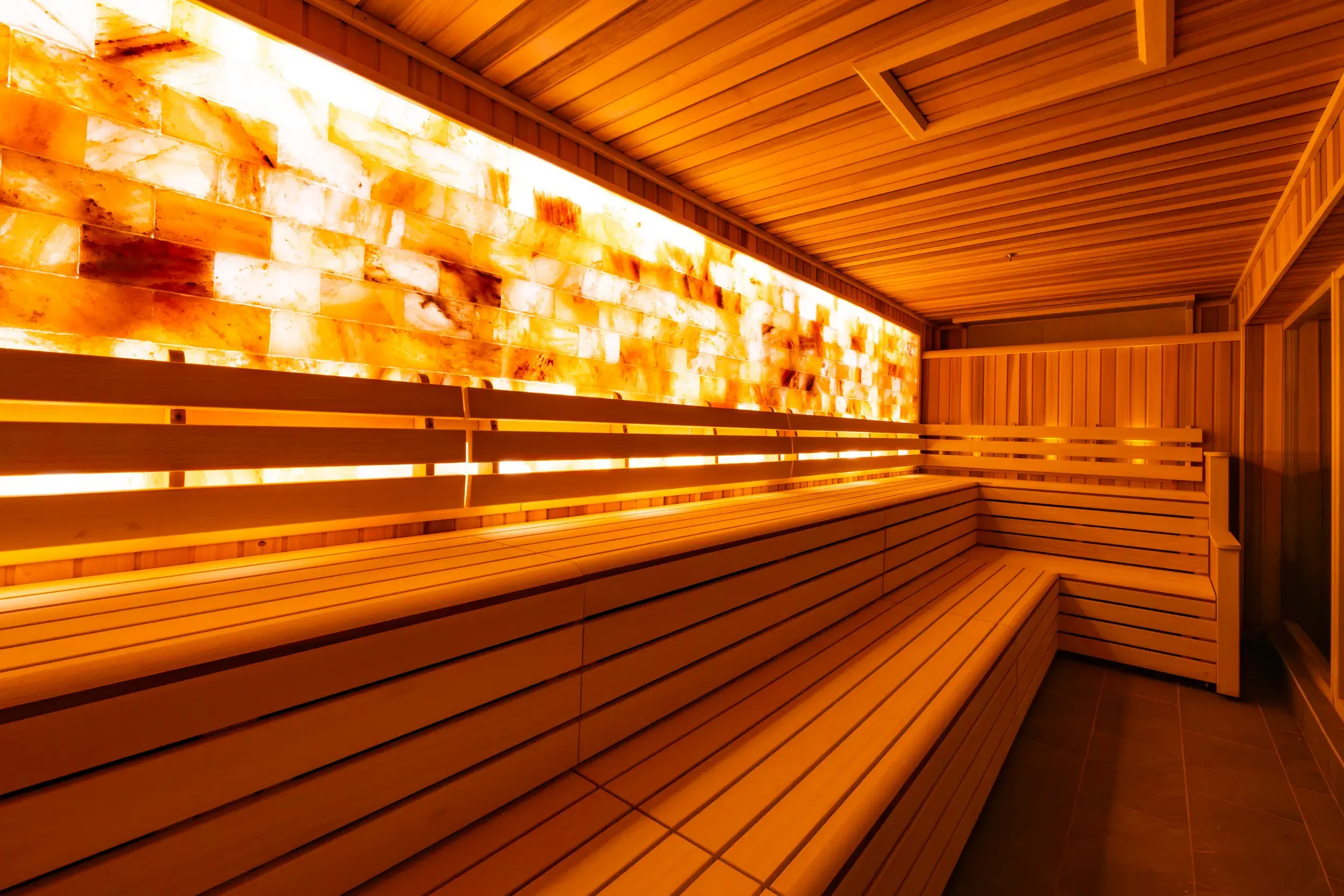 Himalayan salt sauna