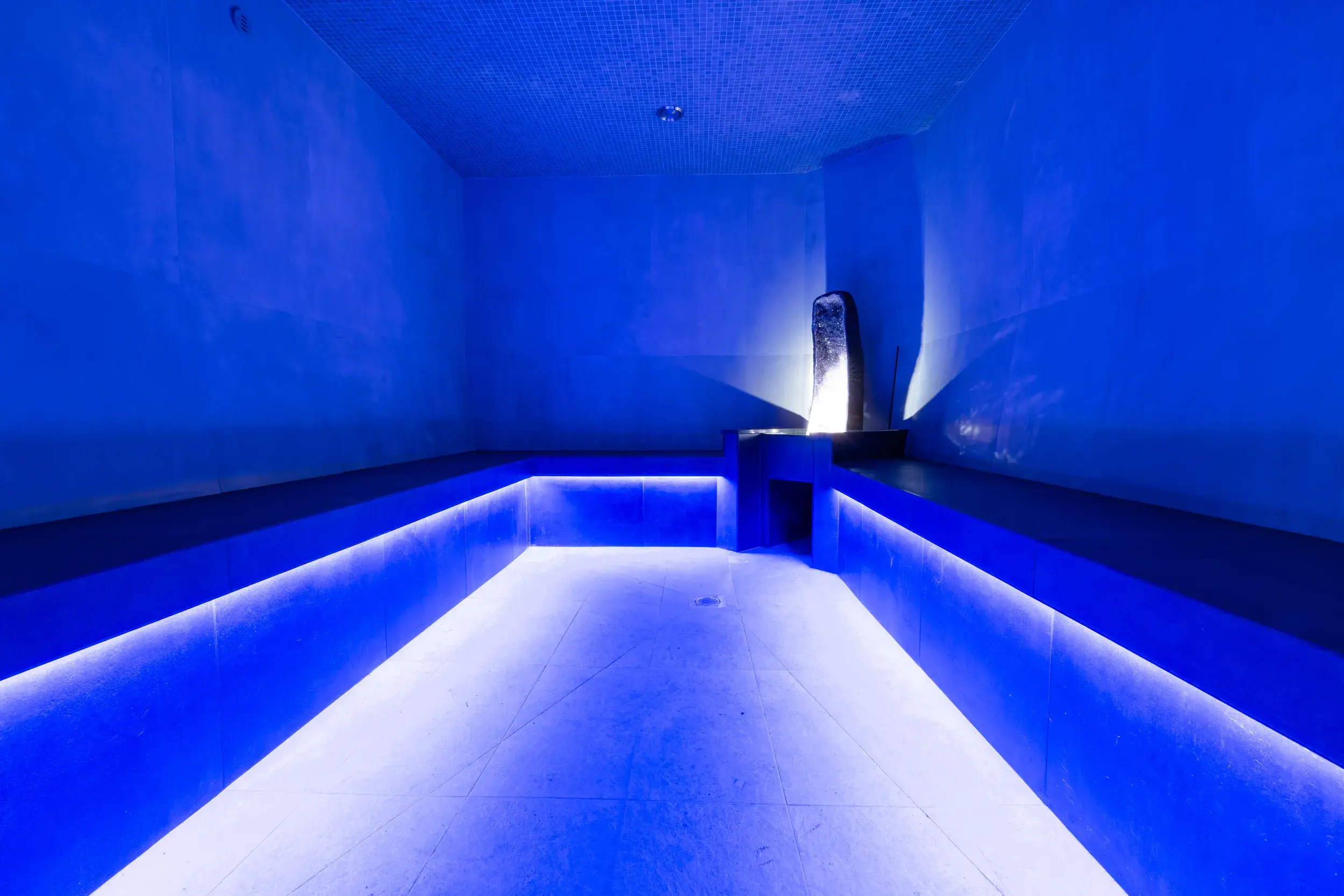 The steam room