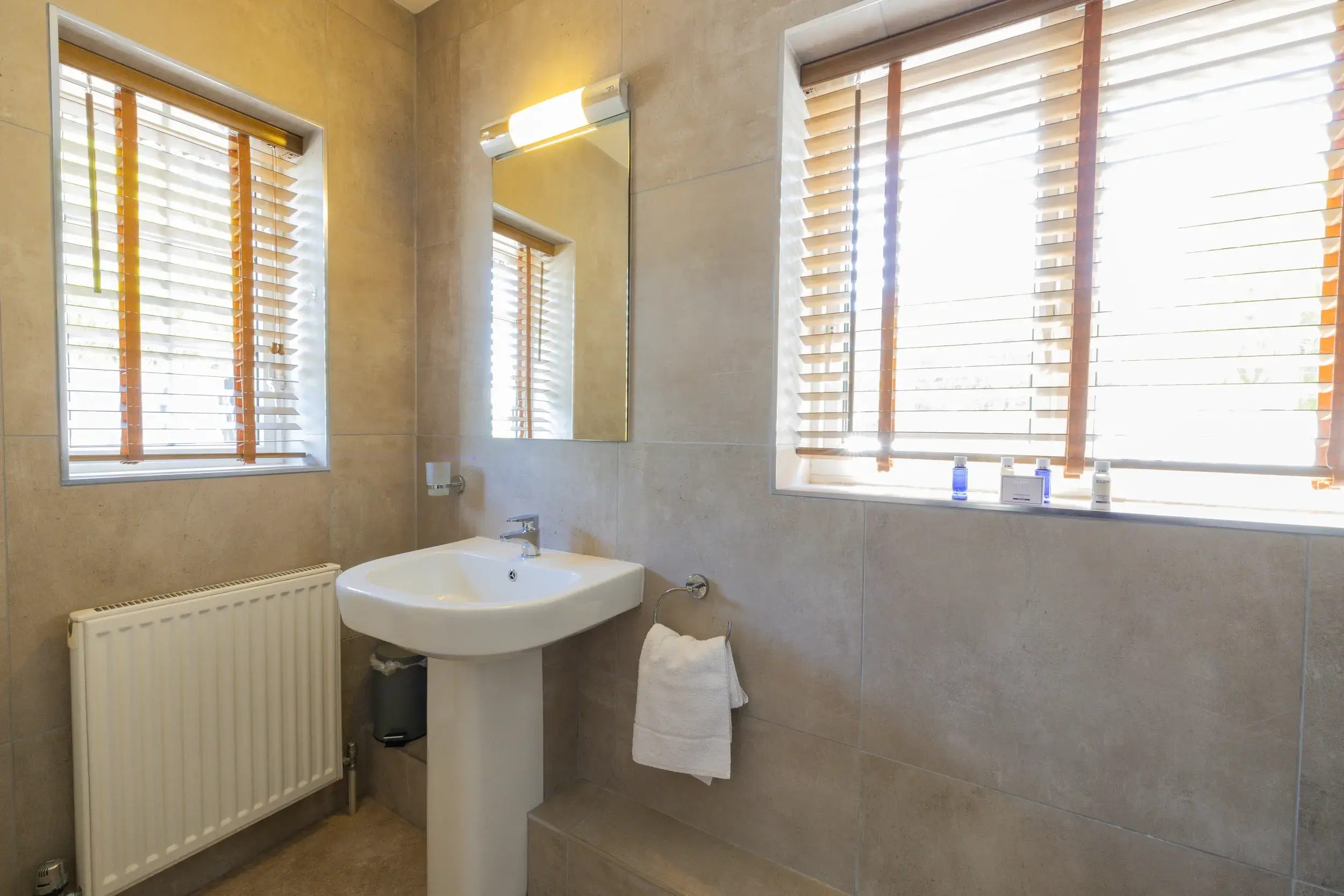 Room 6 bathroom at David Lloyd Wickwoods Hotel