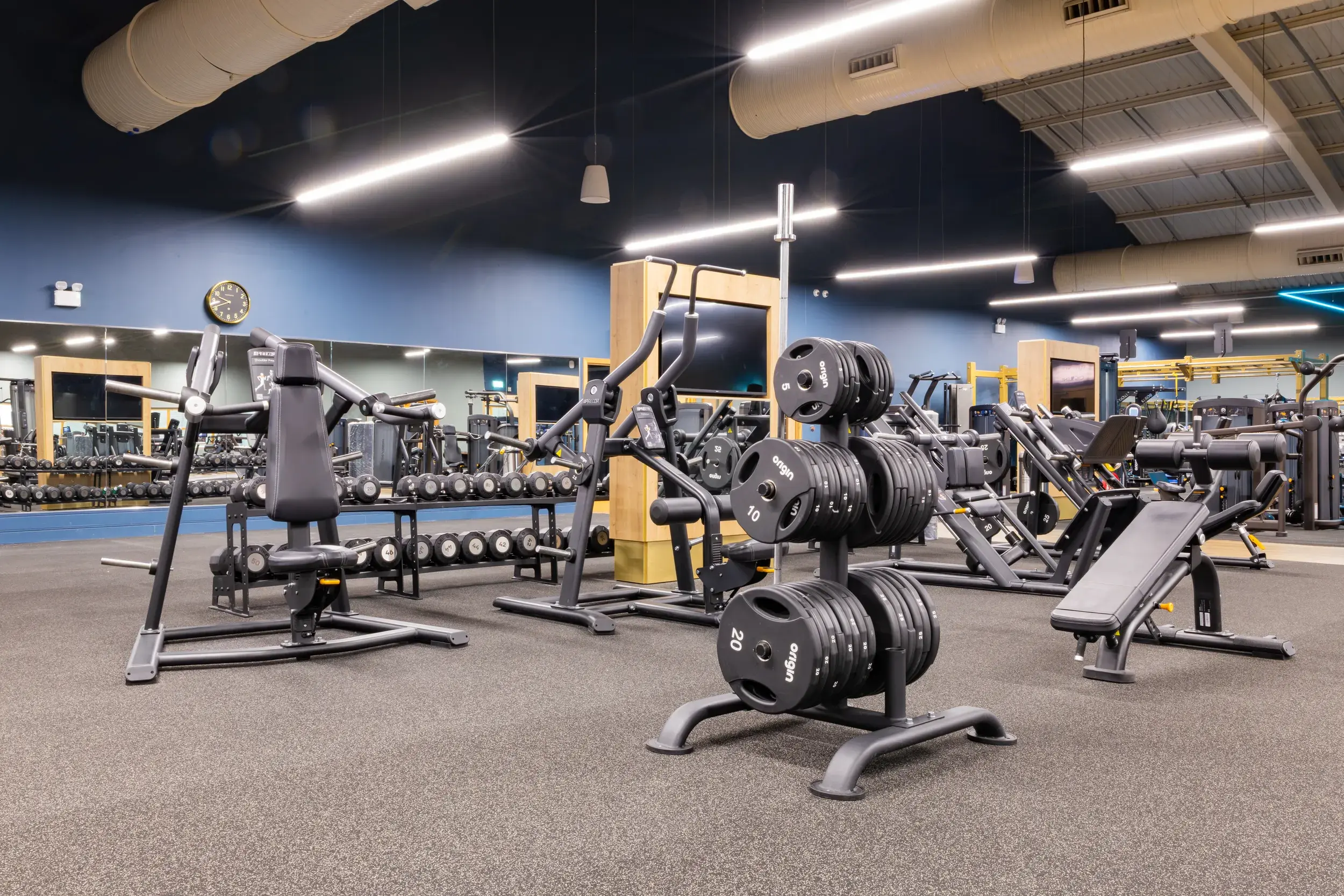 A rack of weights 