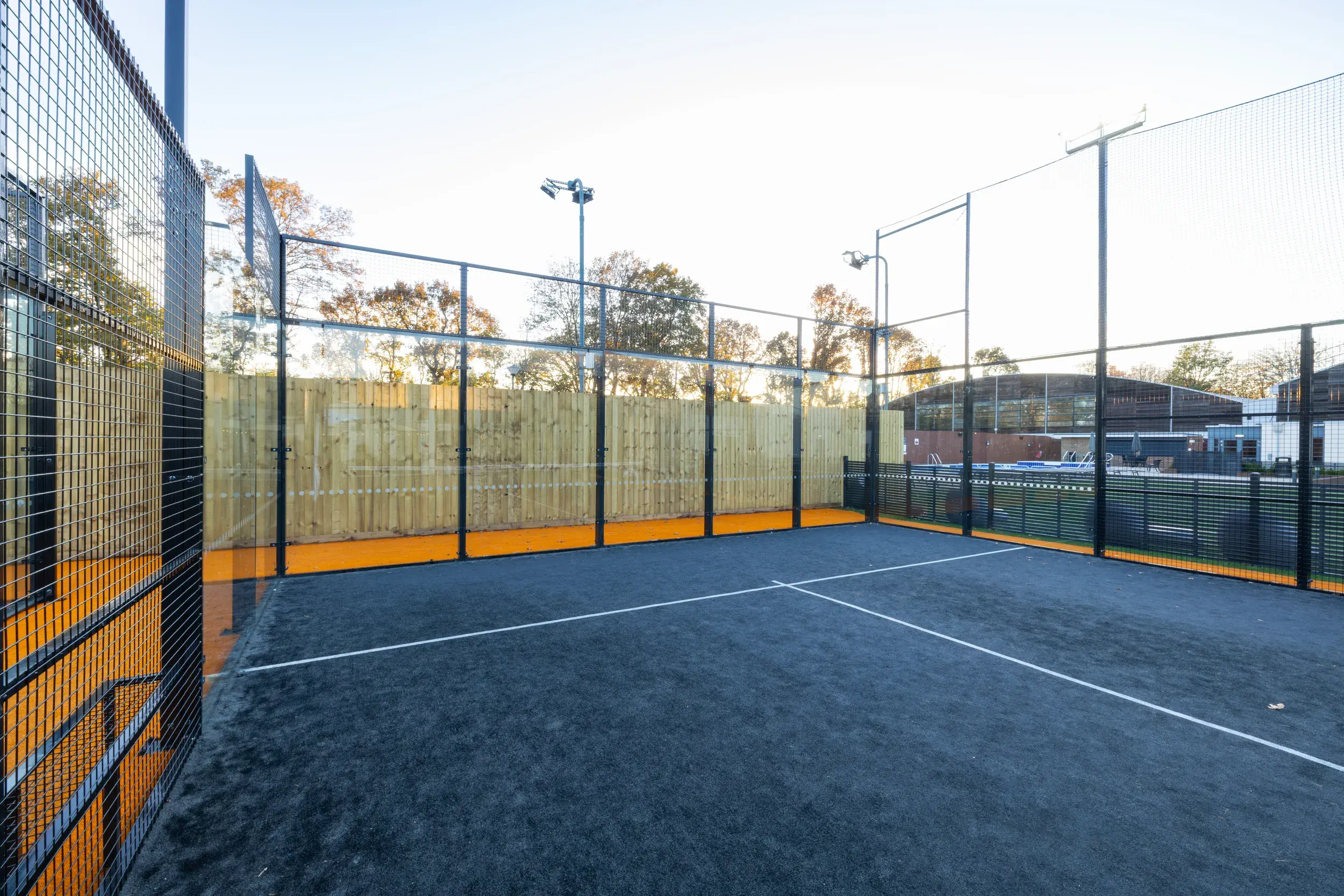 A outdoor Padel court