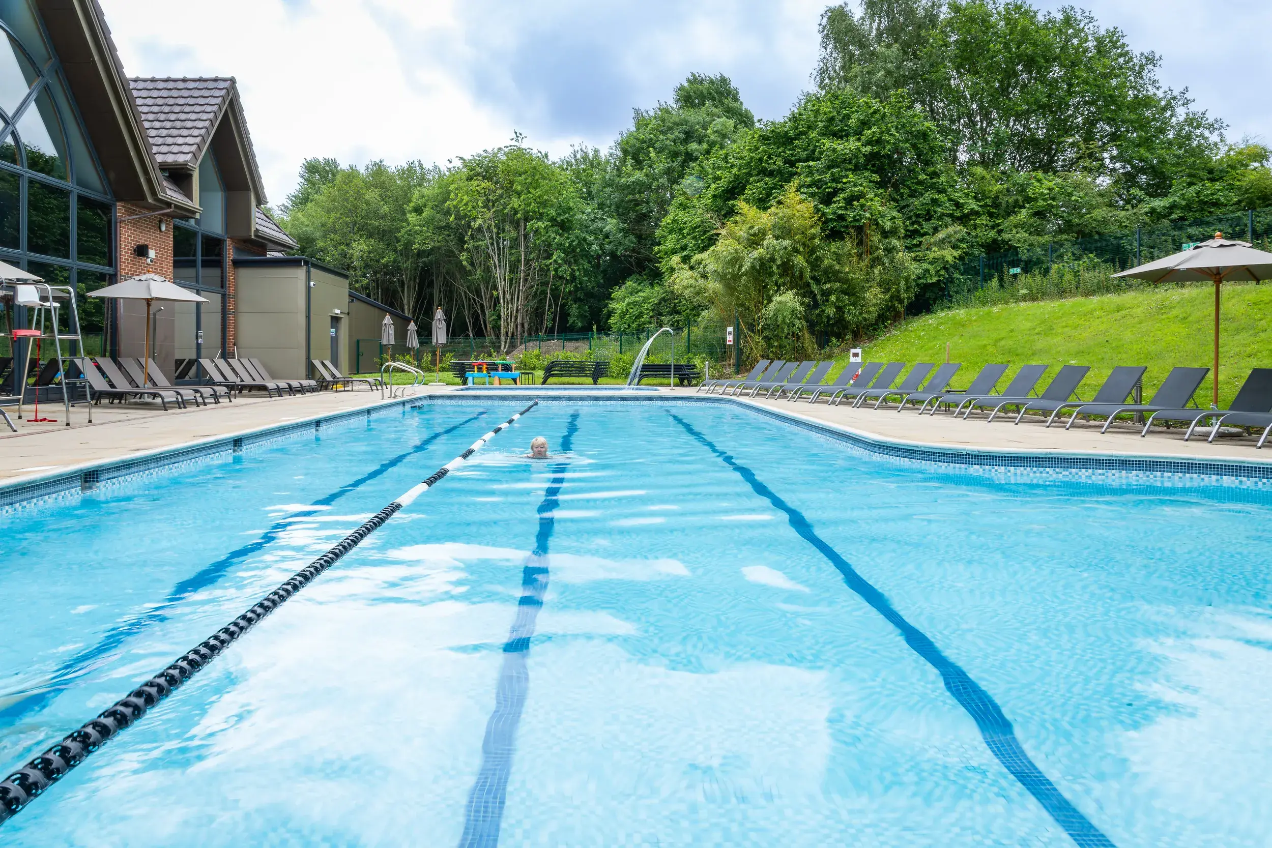 Outdoor swimming pool