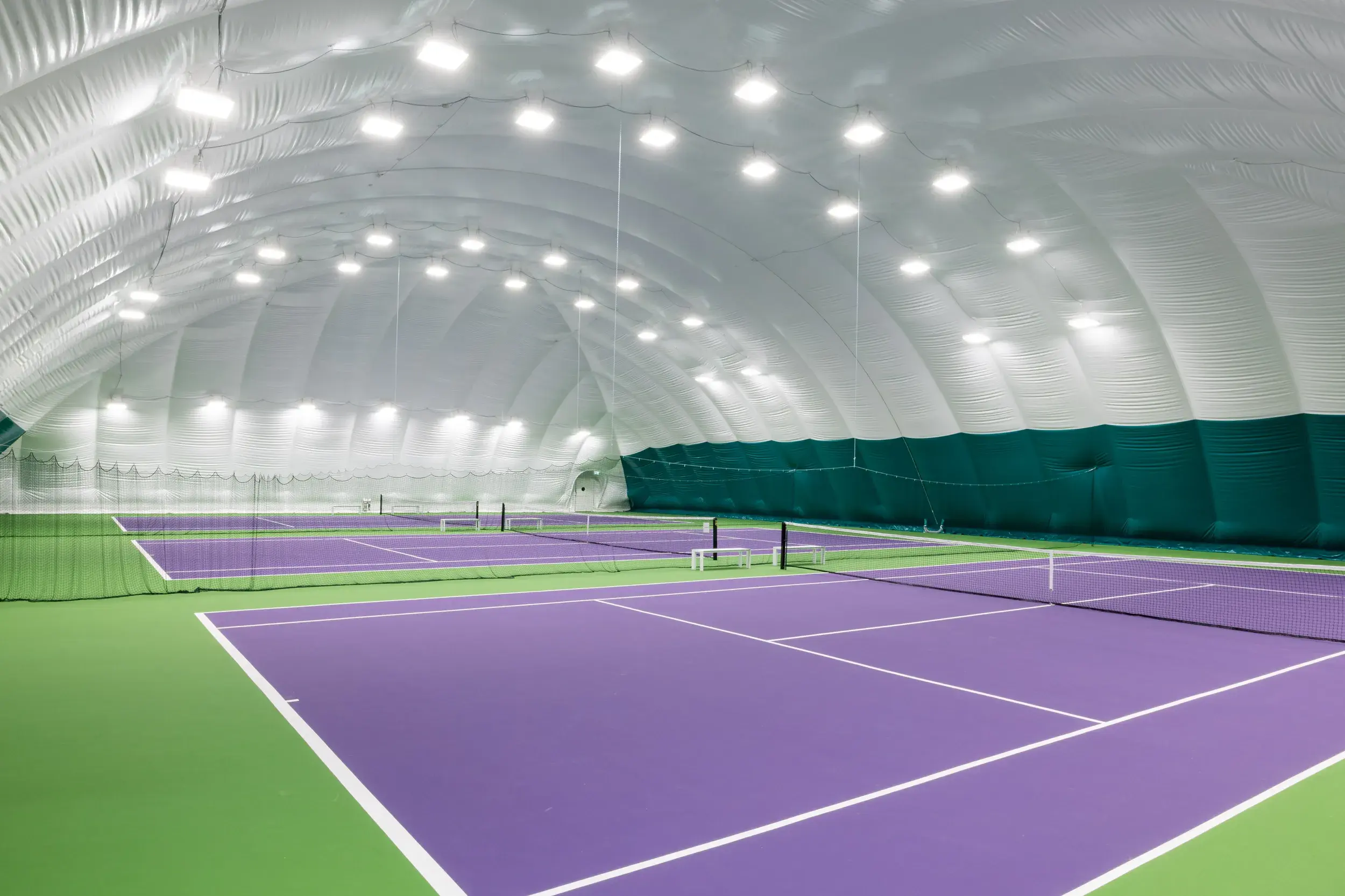 Indoor tennis courts