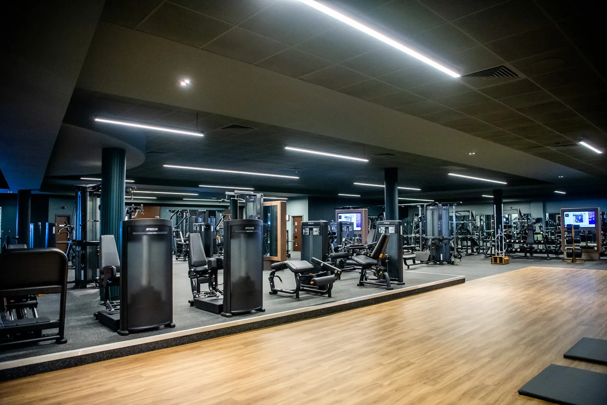 The gym at David Lloyd Basildon
