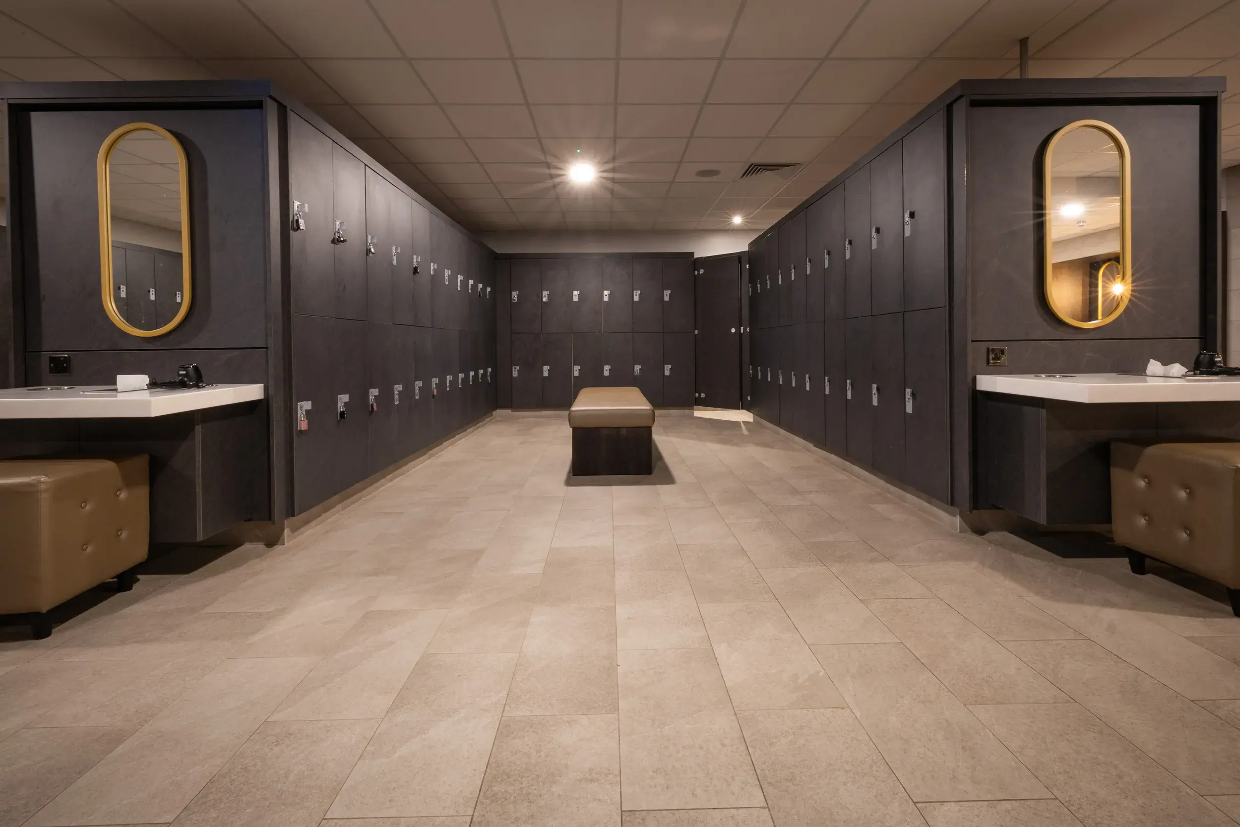 The changing room in david lloyd kingston
