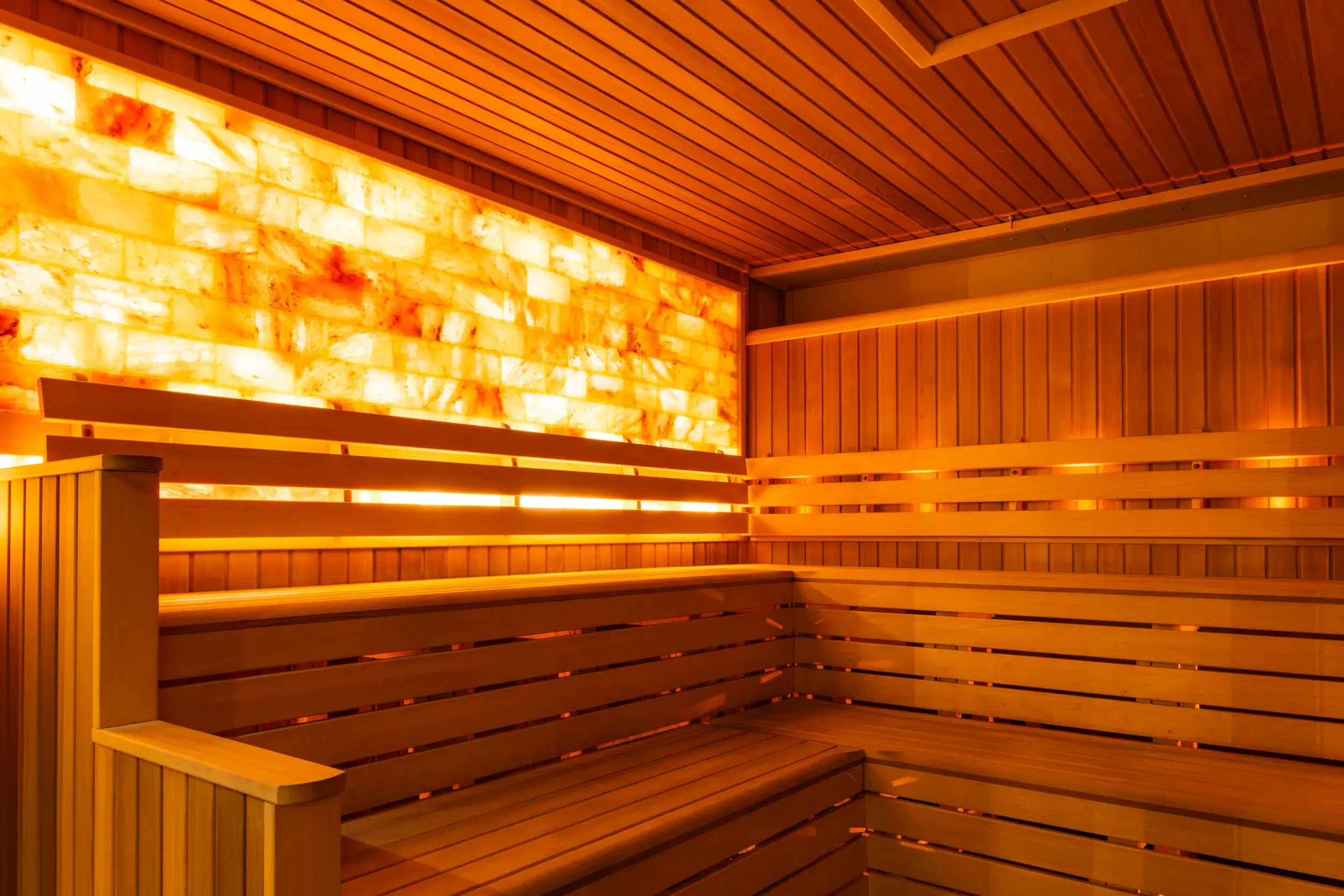 Himalayan salt sauna