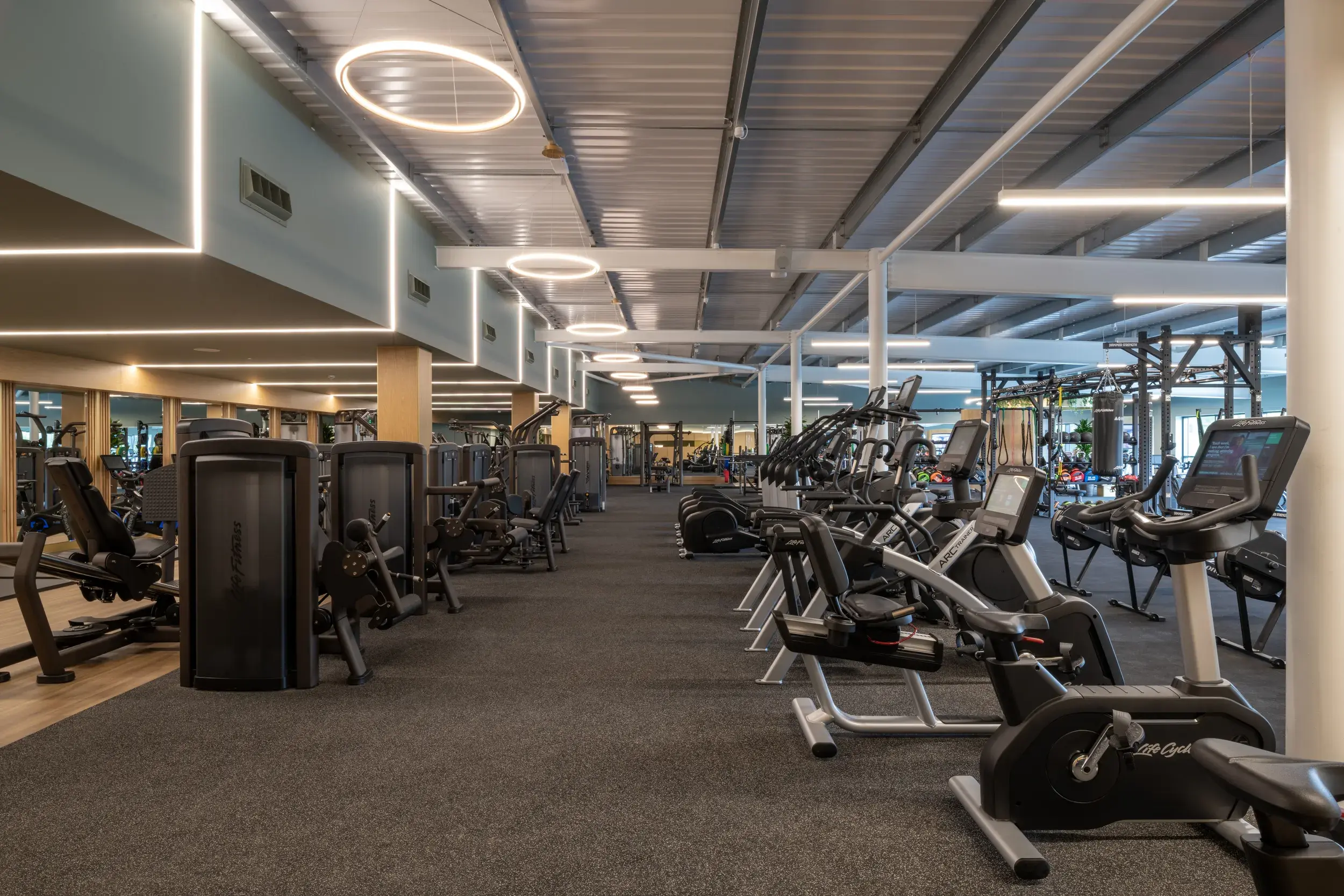 The gym floor at David Lloyd 