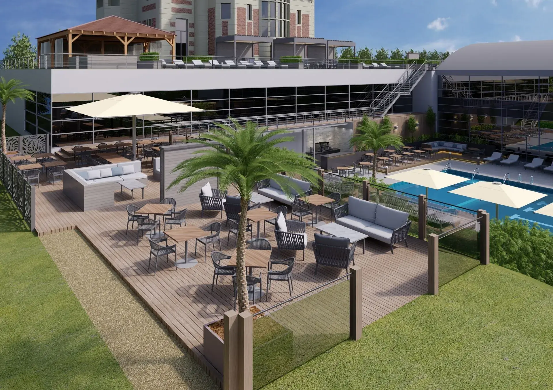Outdoor terrace