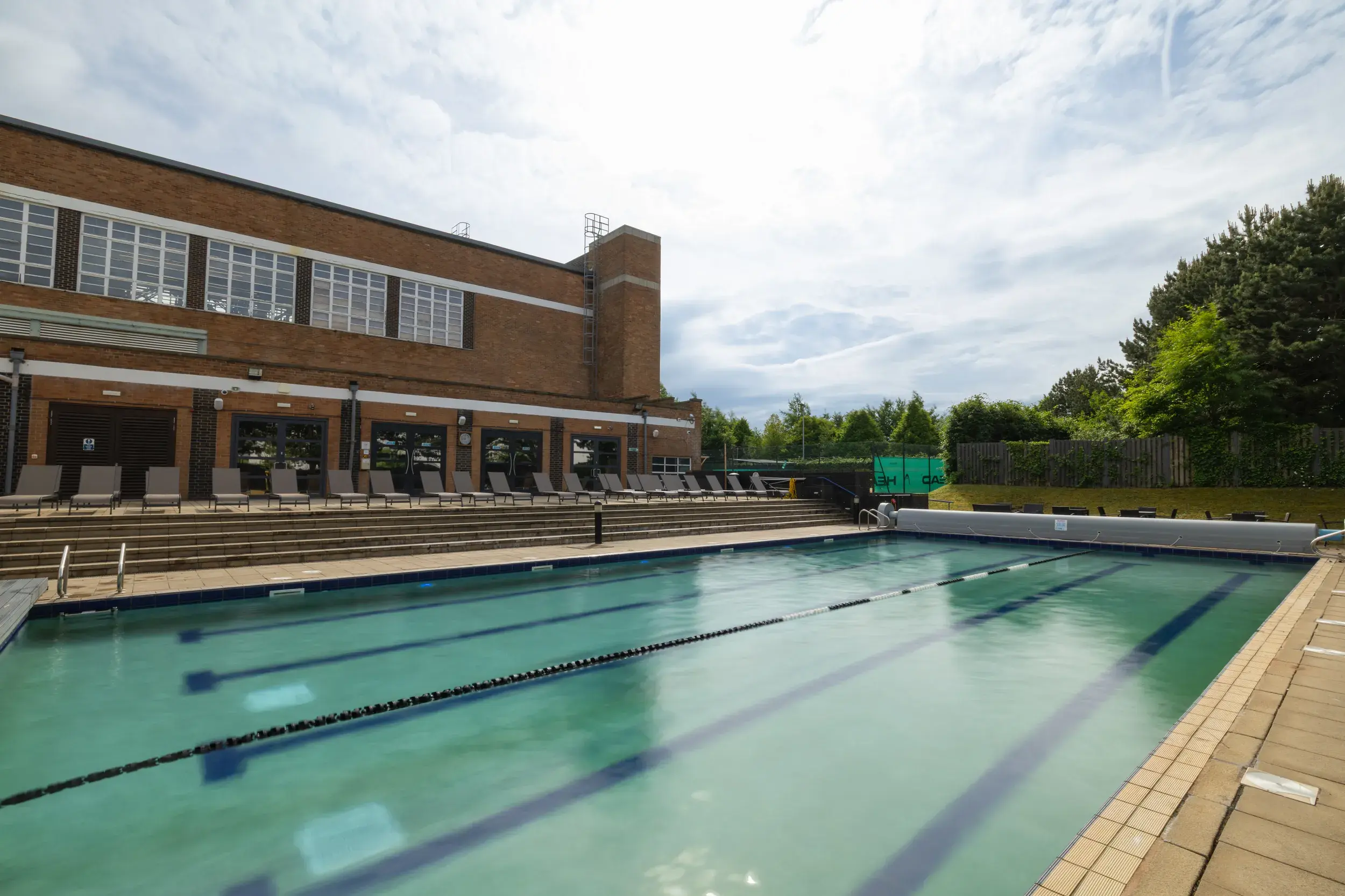 Outdoor pool at David Lloyd Liverpool Speke