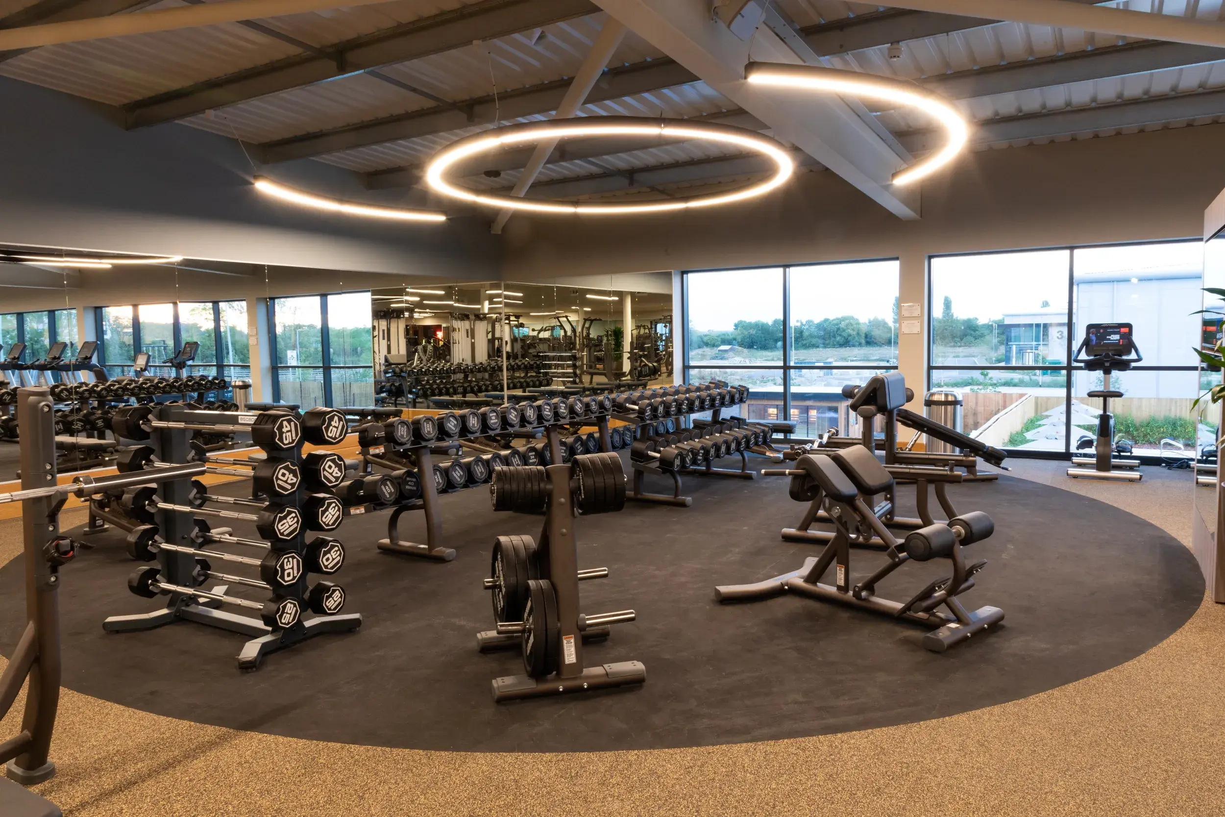 The gym at David Lloyd Rugby