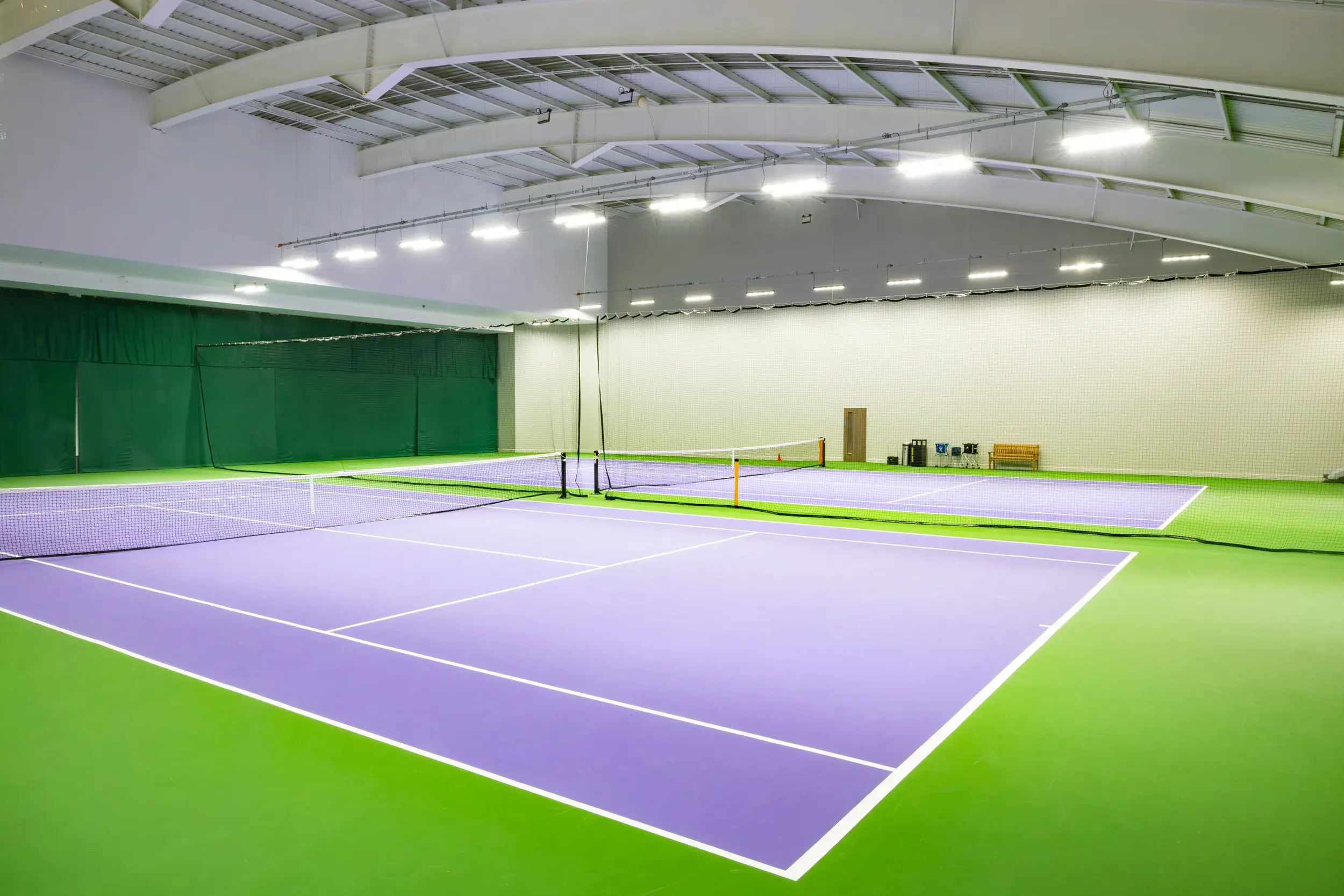 Indoor tennis courts