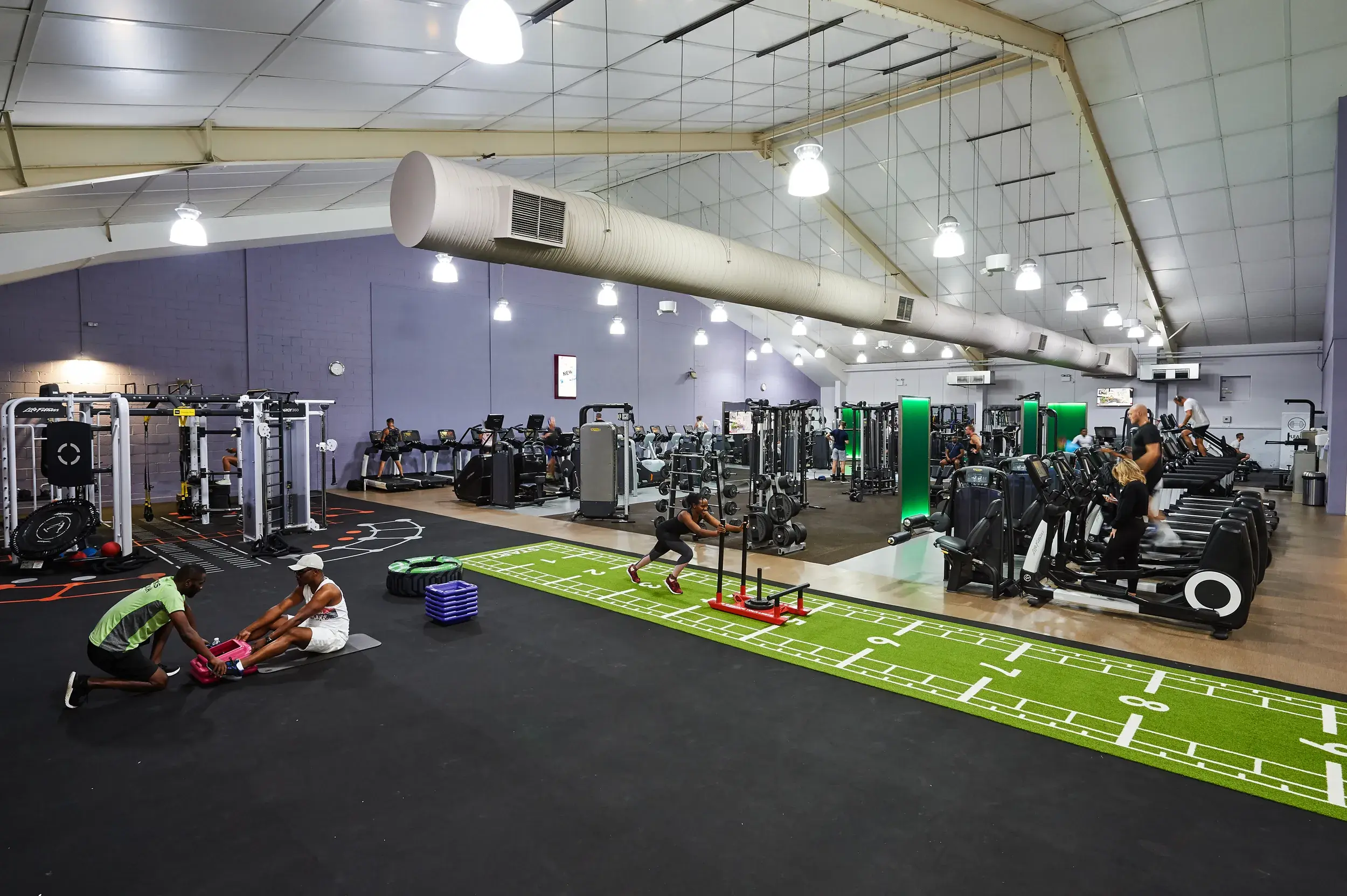 The gym at David Lloyd Purley