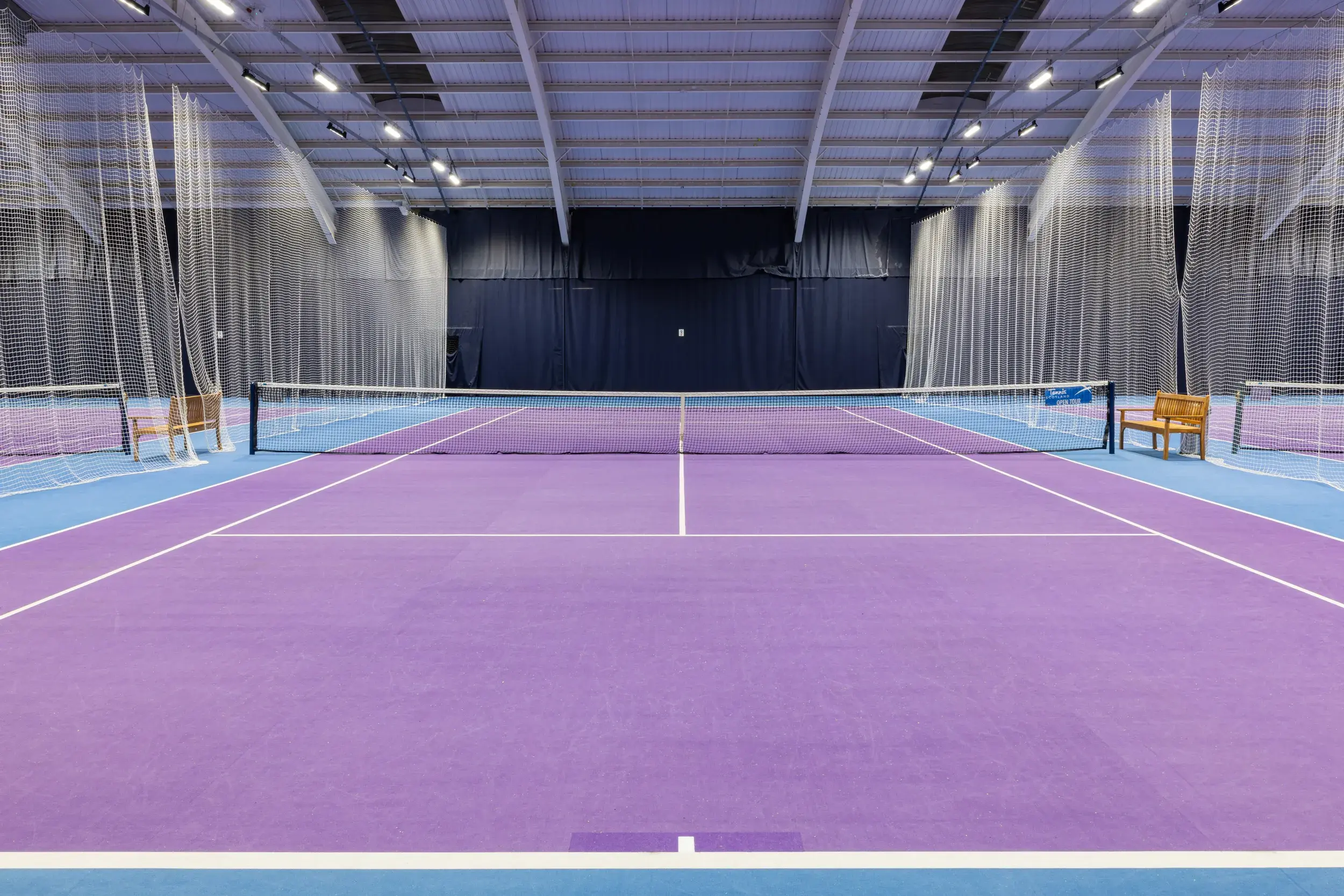 Indoor tennis courts