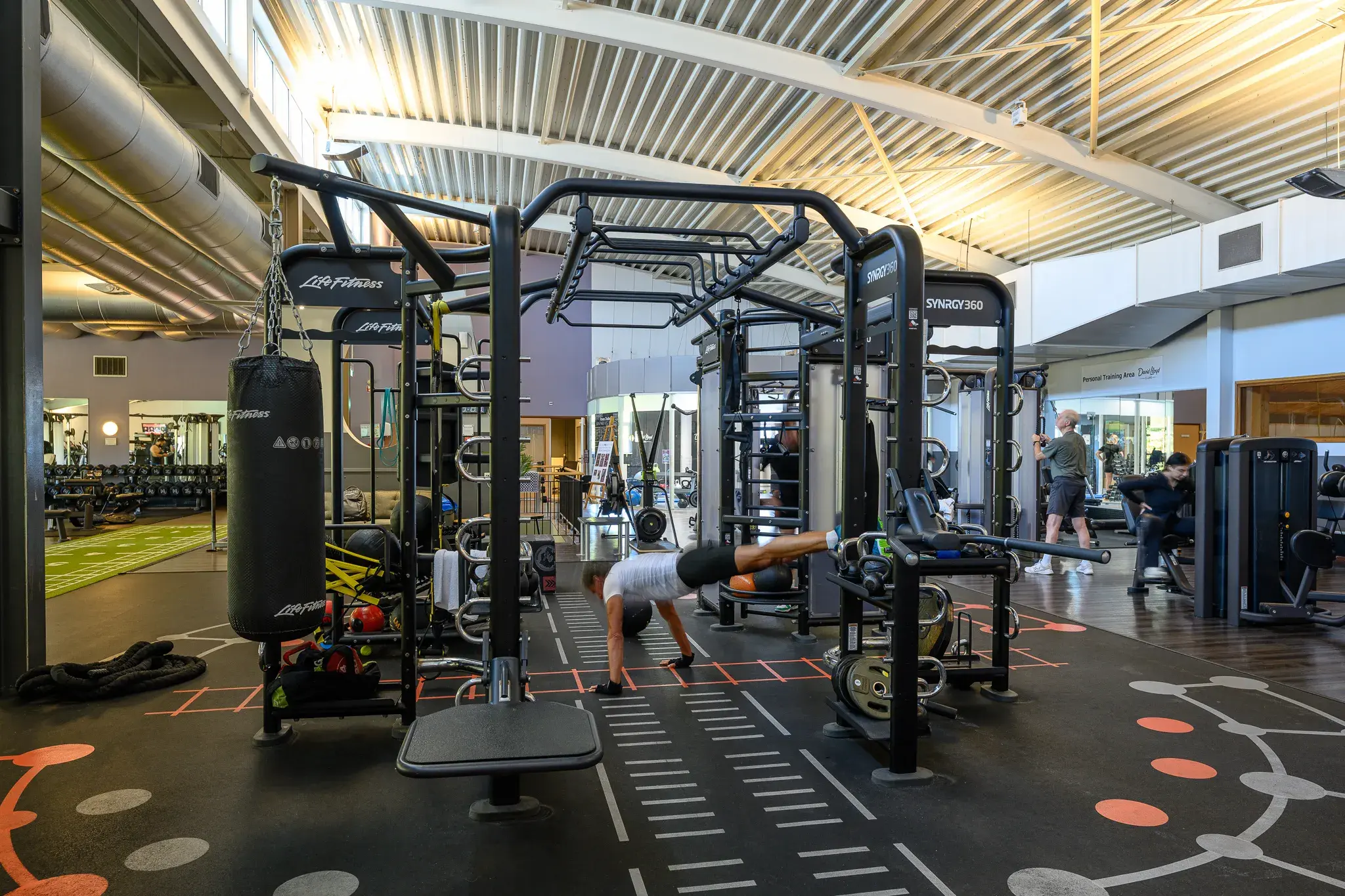 The gym at David Lloyd Eindhoven