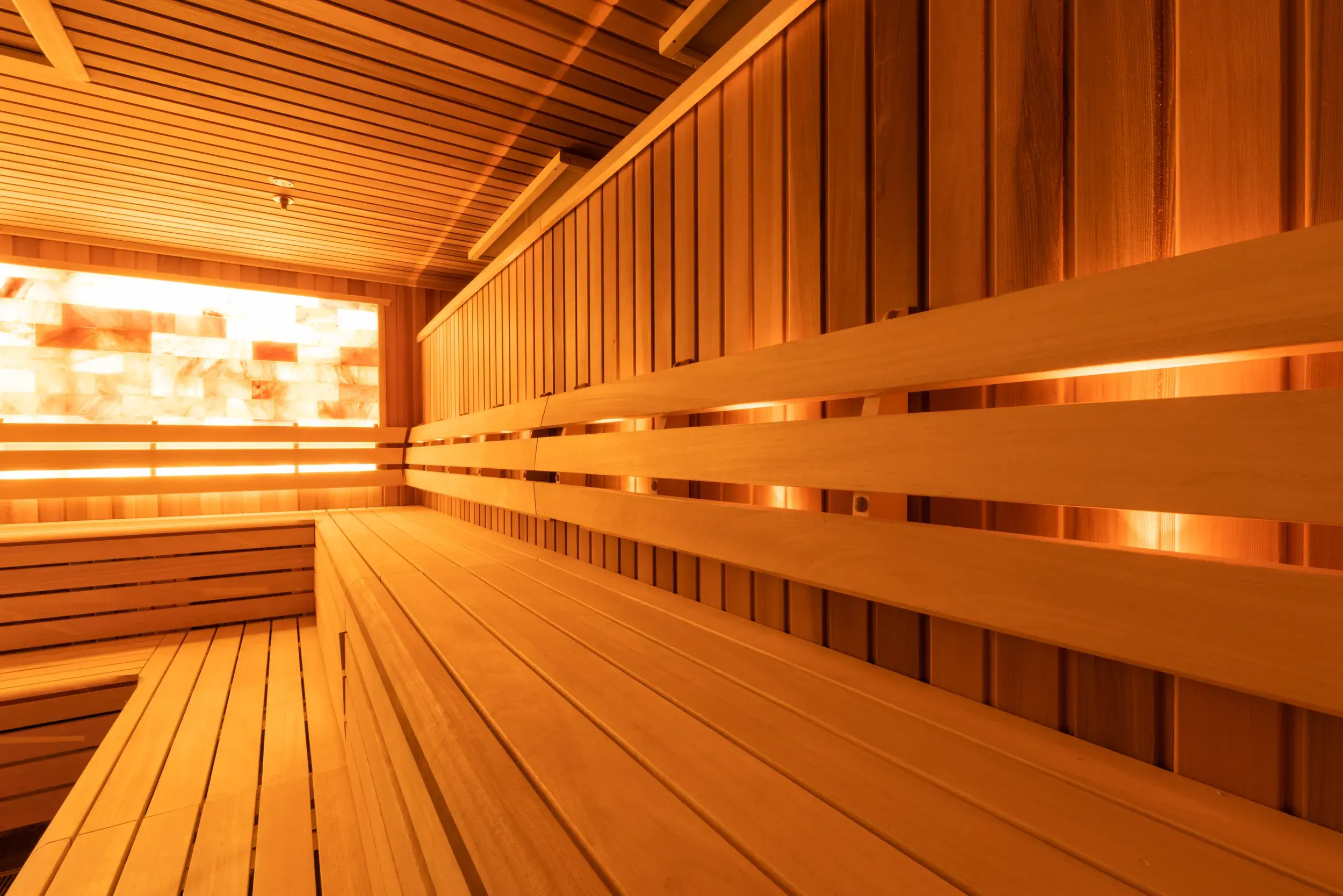 Himalayan salt sauna