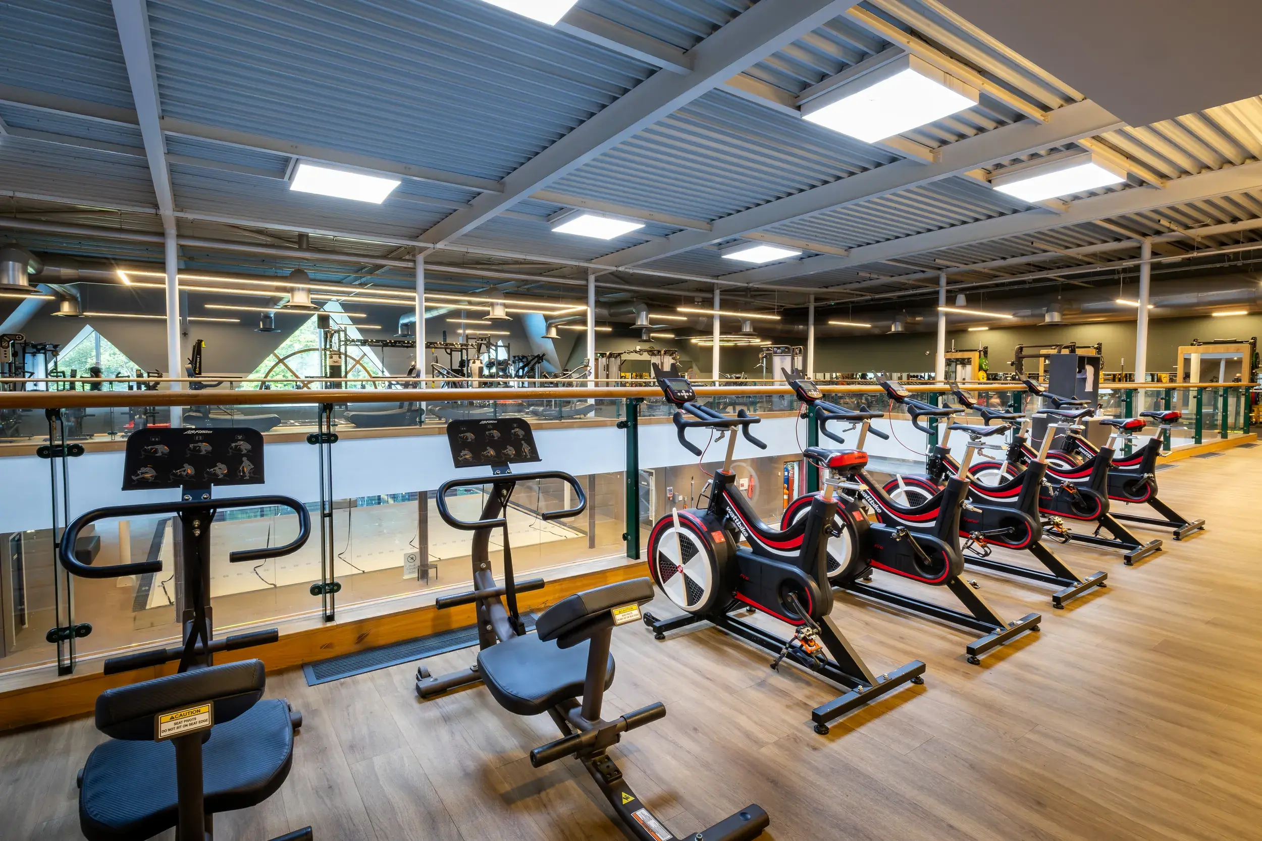 Equipment in the gym