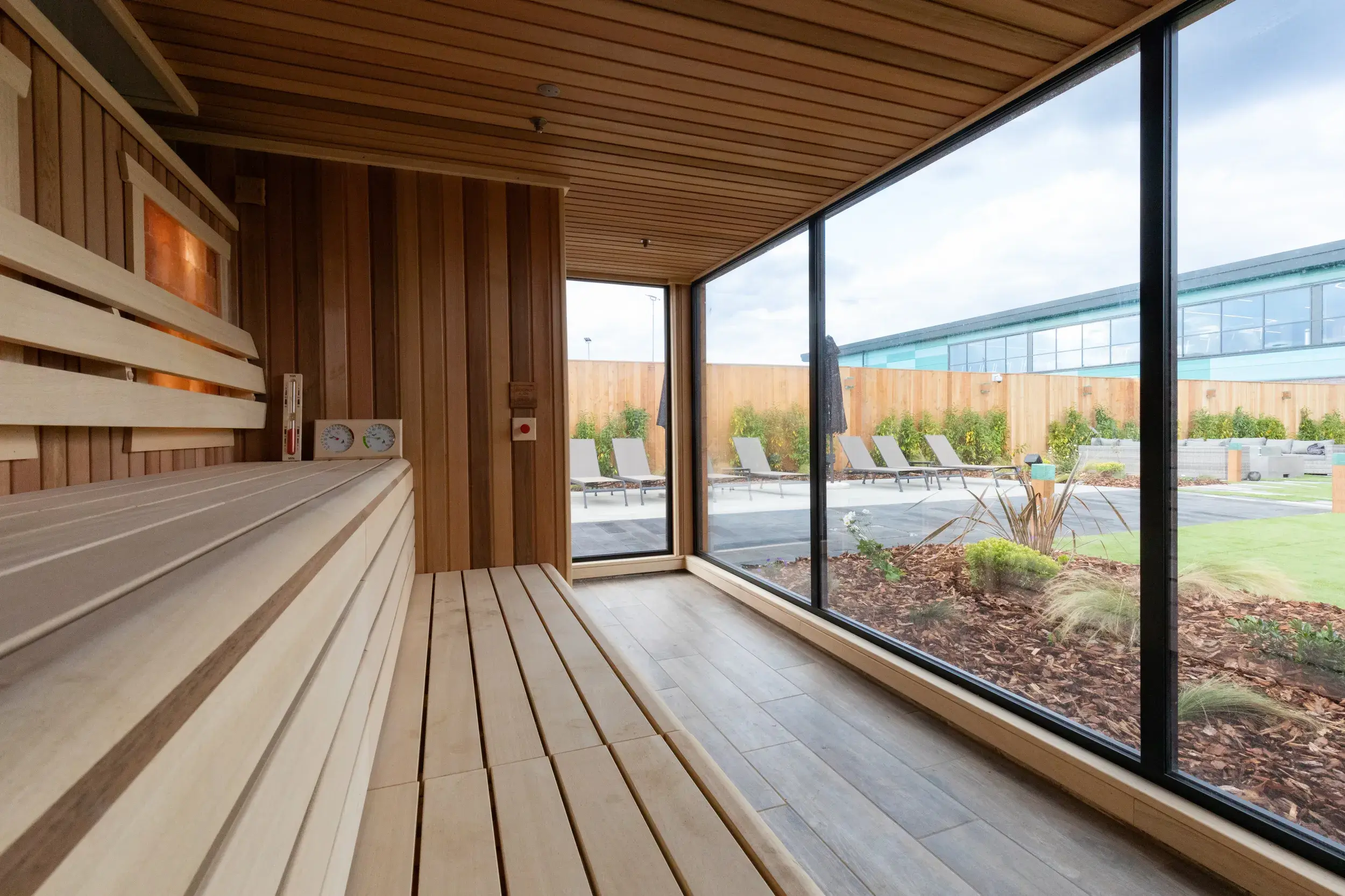 Outdoor sauna