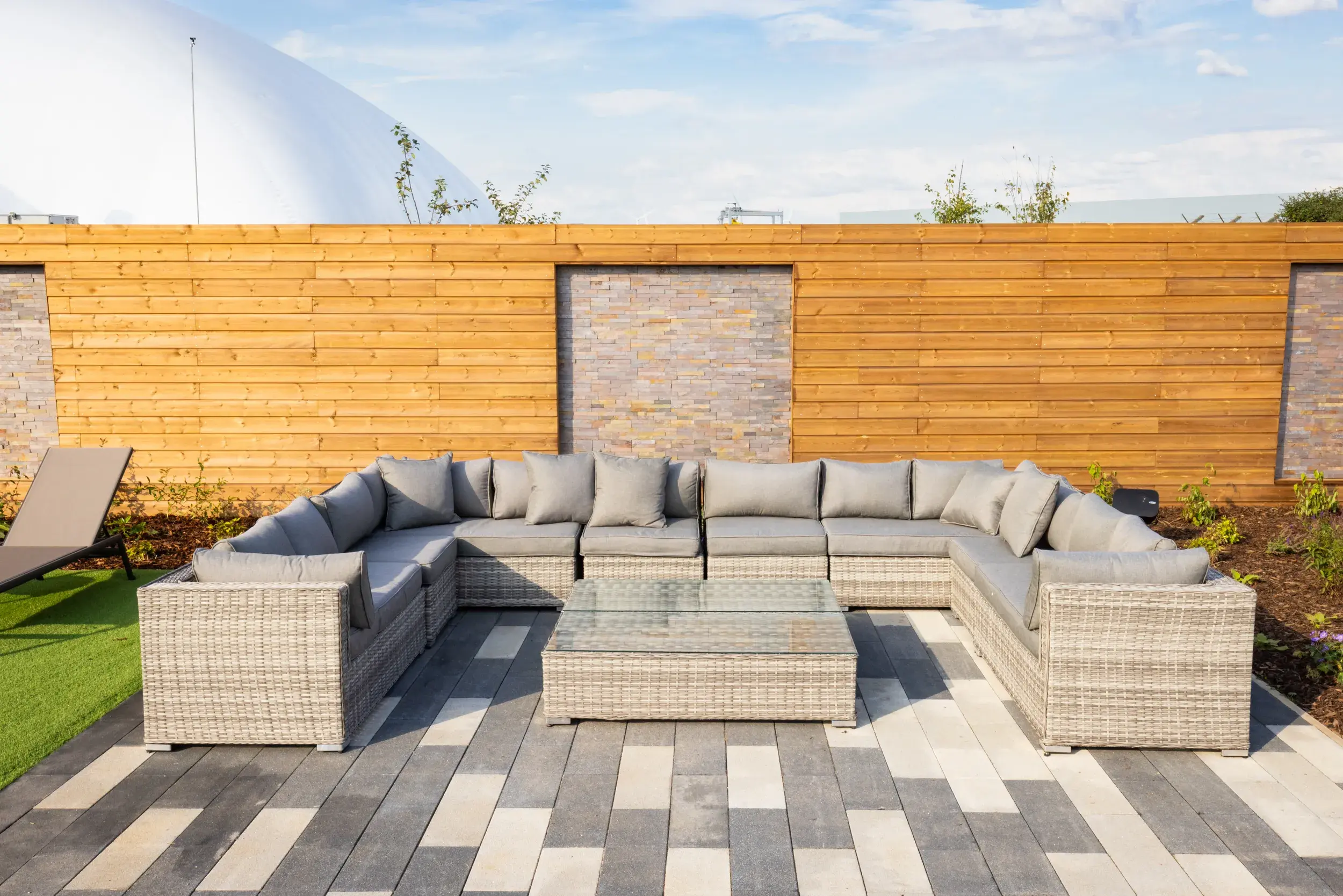 Spa Garden seating area