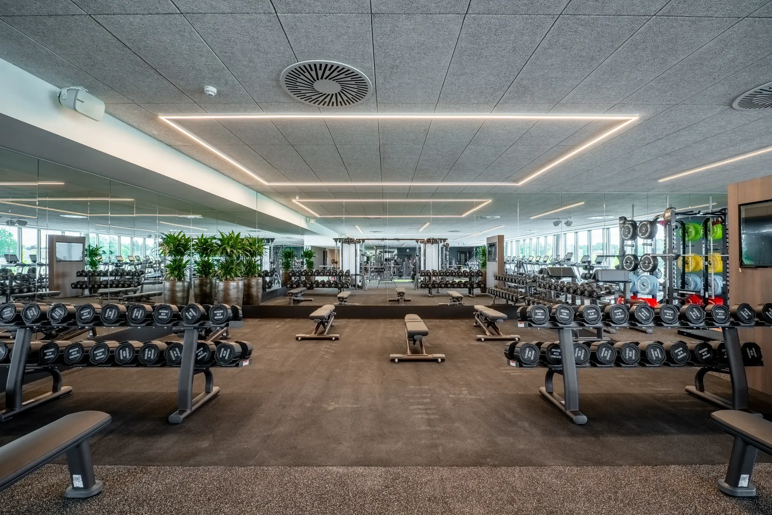 Gym floor at David Lloyd Sterrebeek