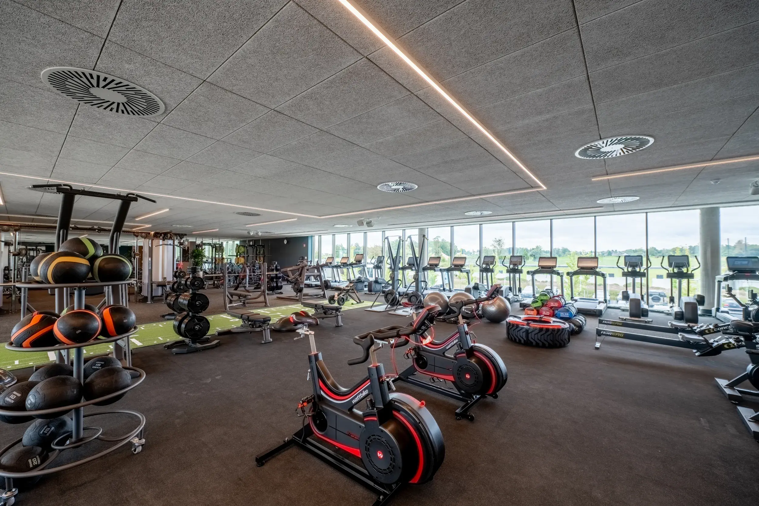 Gym floor at David Lloyd Sterrebeek