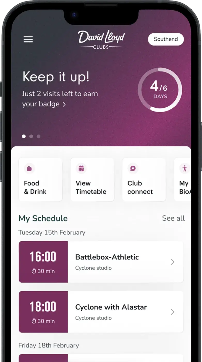 App homepage