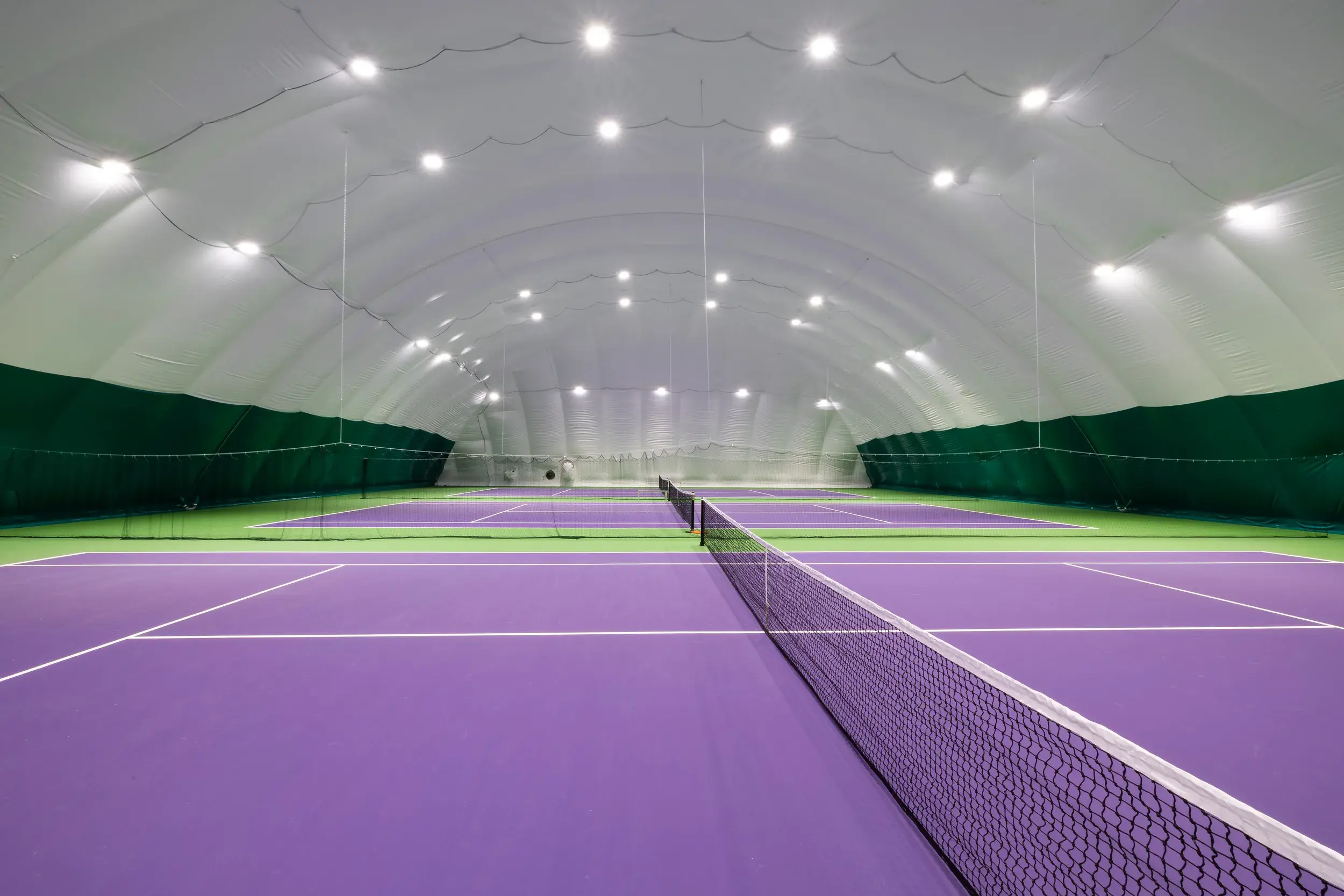 Indoor tennis courts