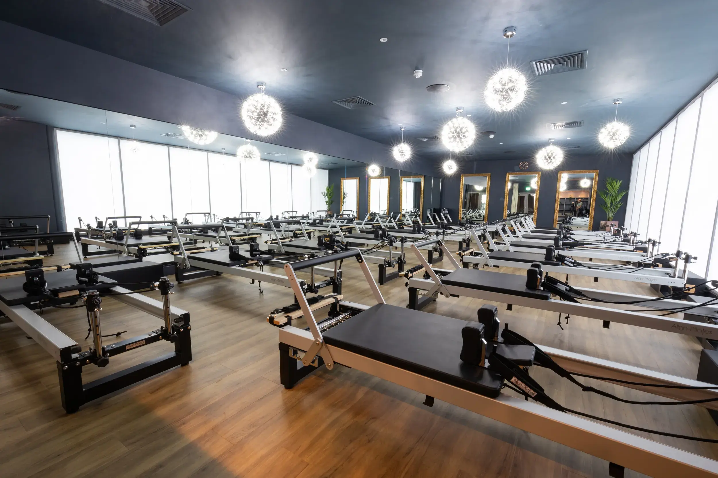 Ein Reformer-Pilates-Studio bei David Lloyd Meridian