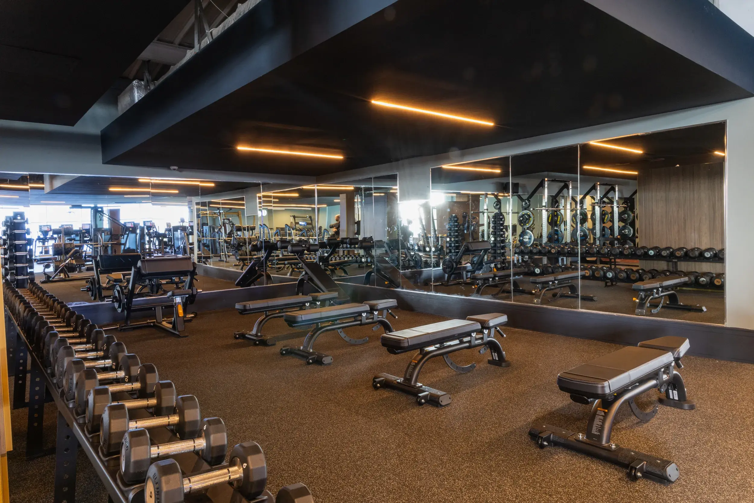 The gym floor at David Lloyd Luton