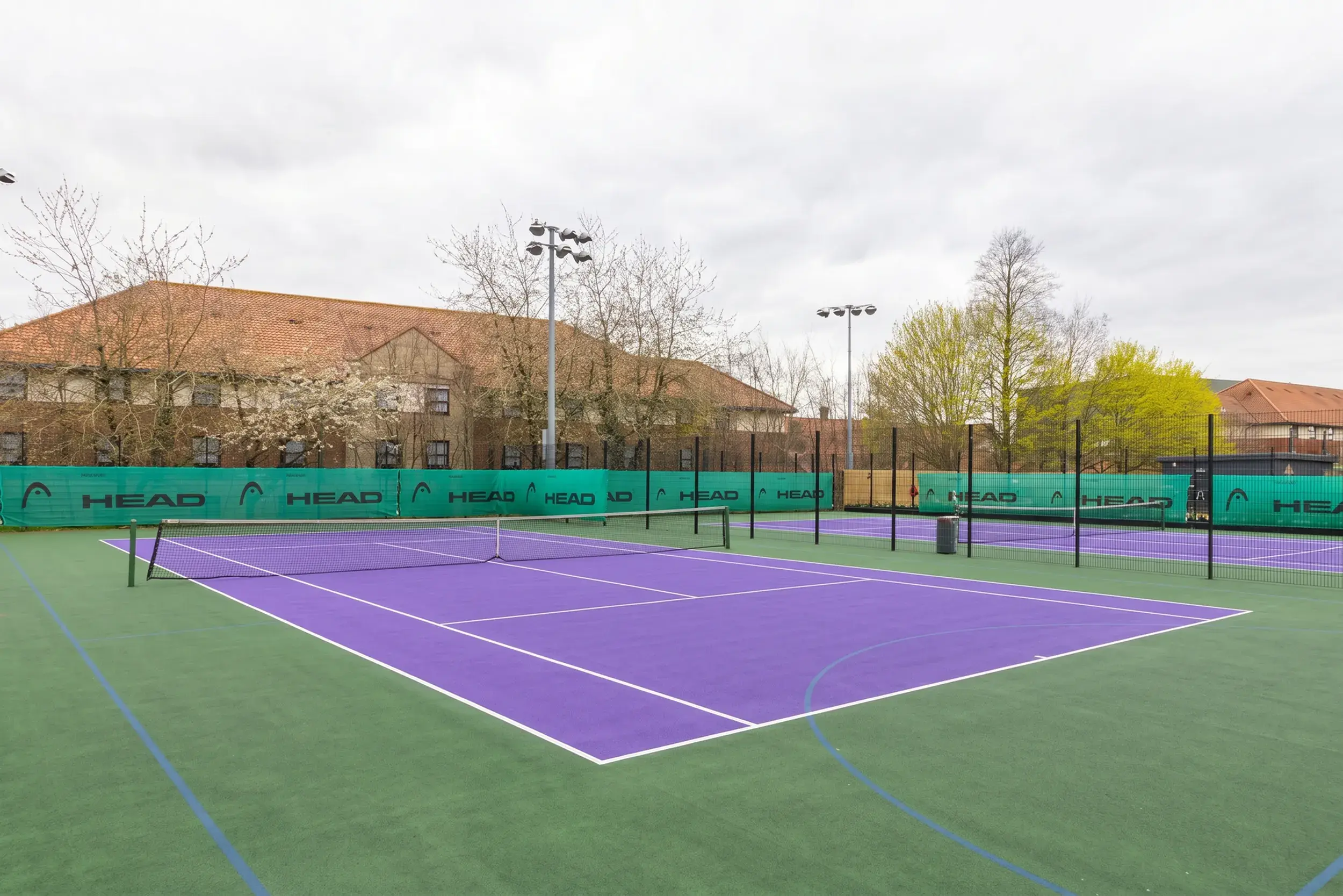 Indoor tennis courts