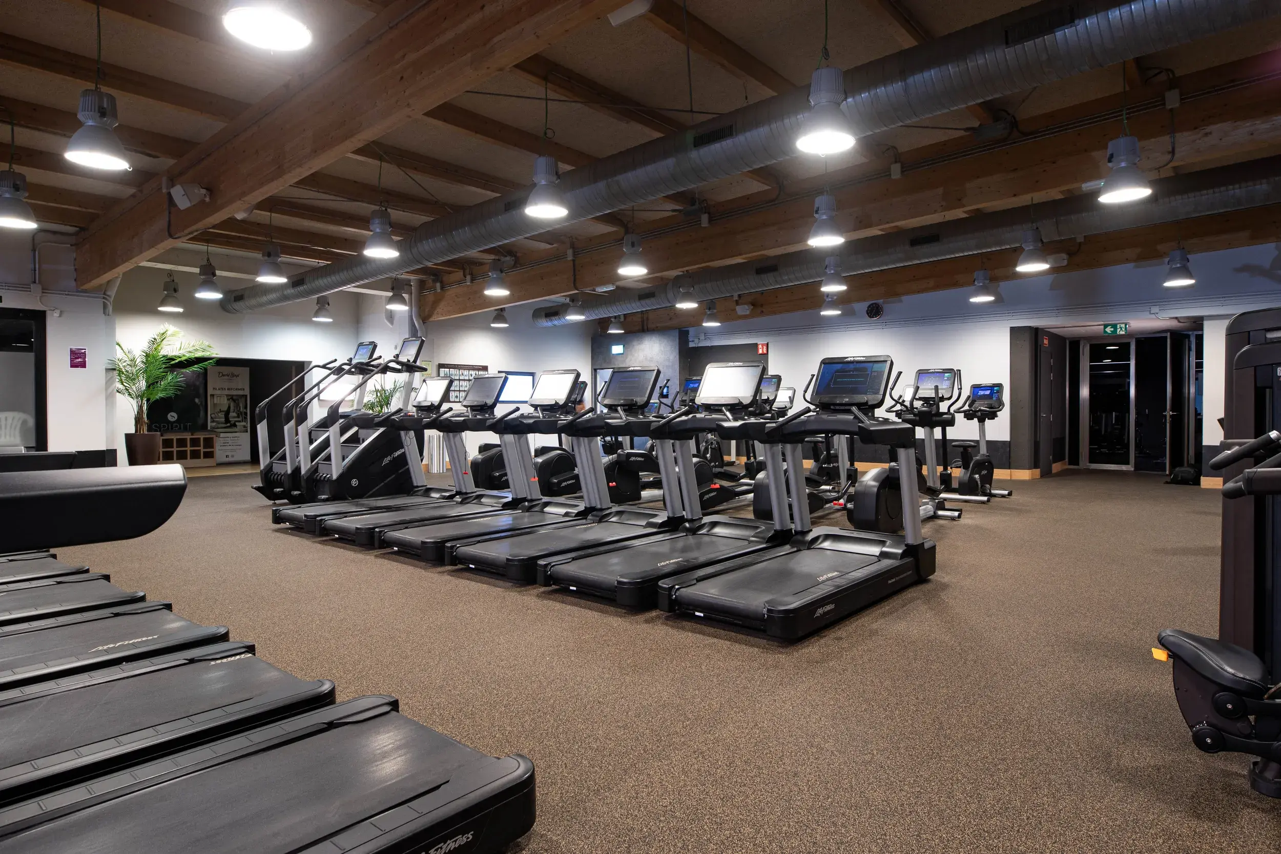 Equipment in the gym