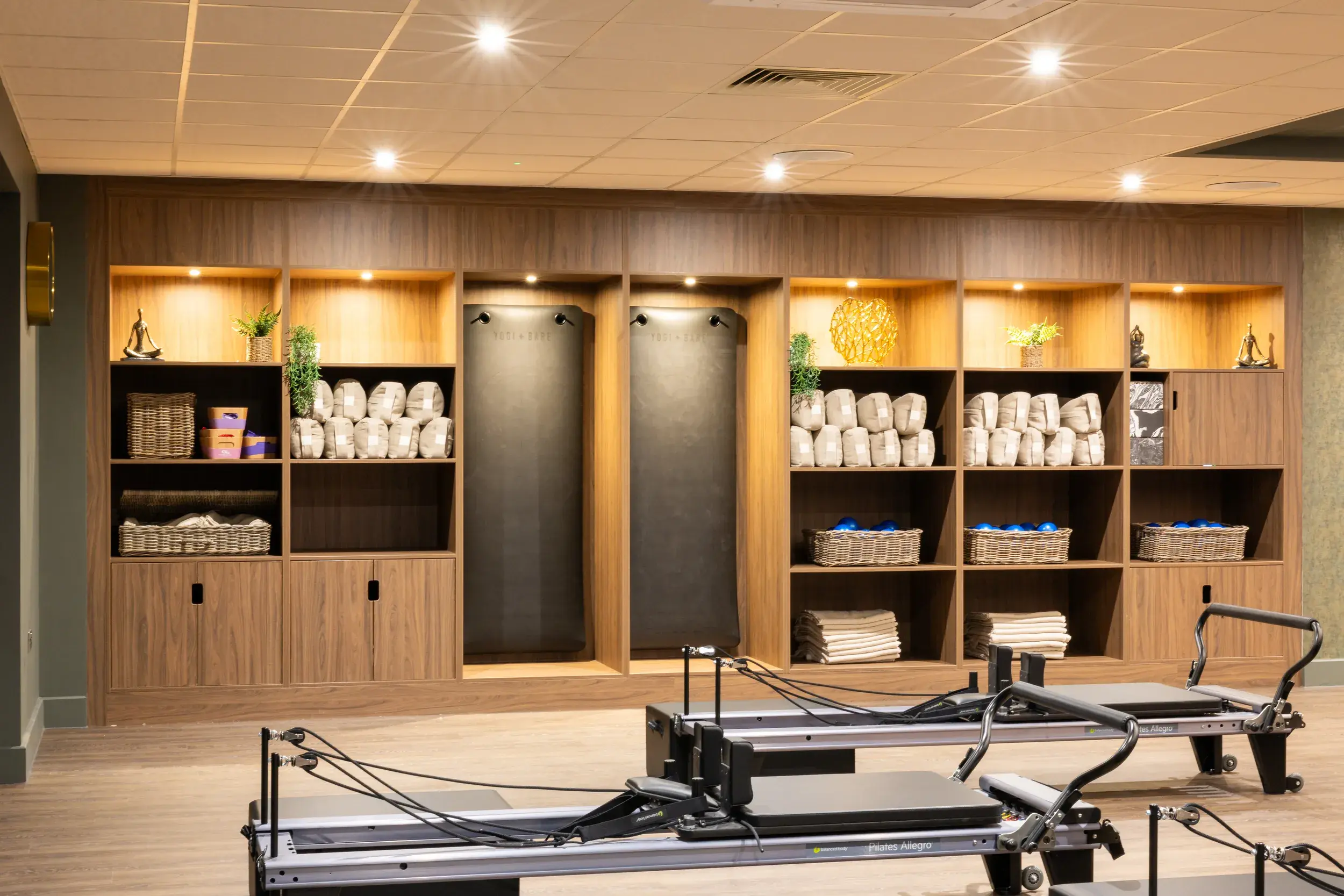 Reformer Pilates studio.