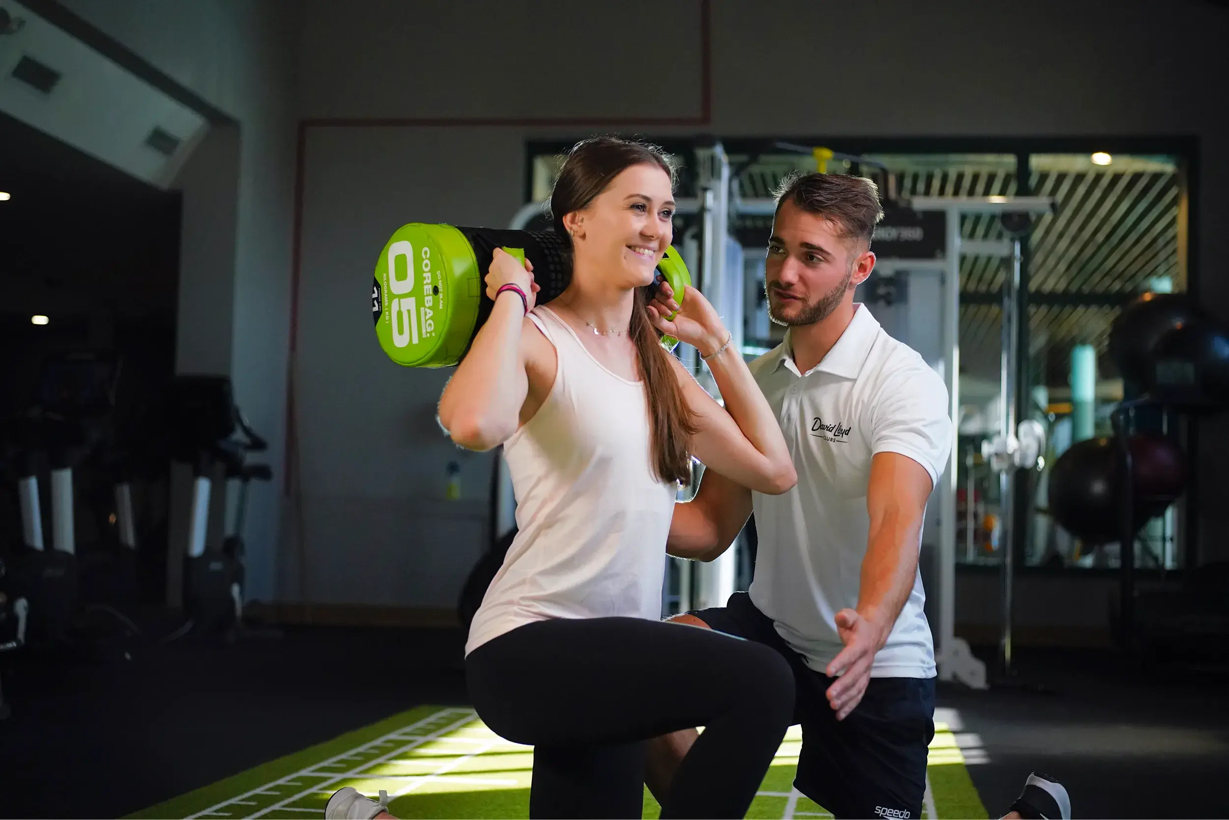 A personal training session