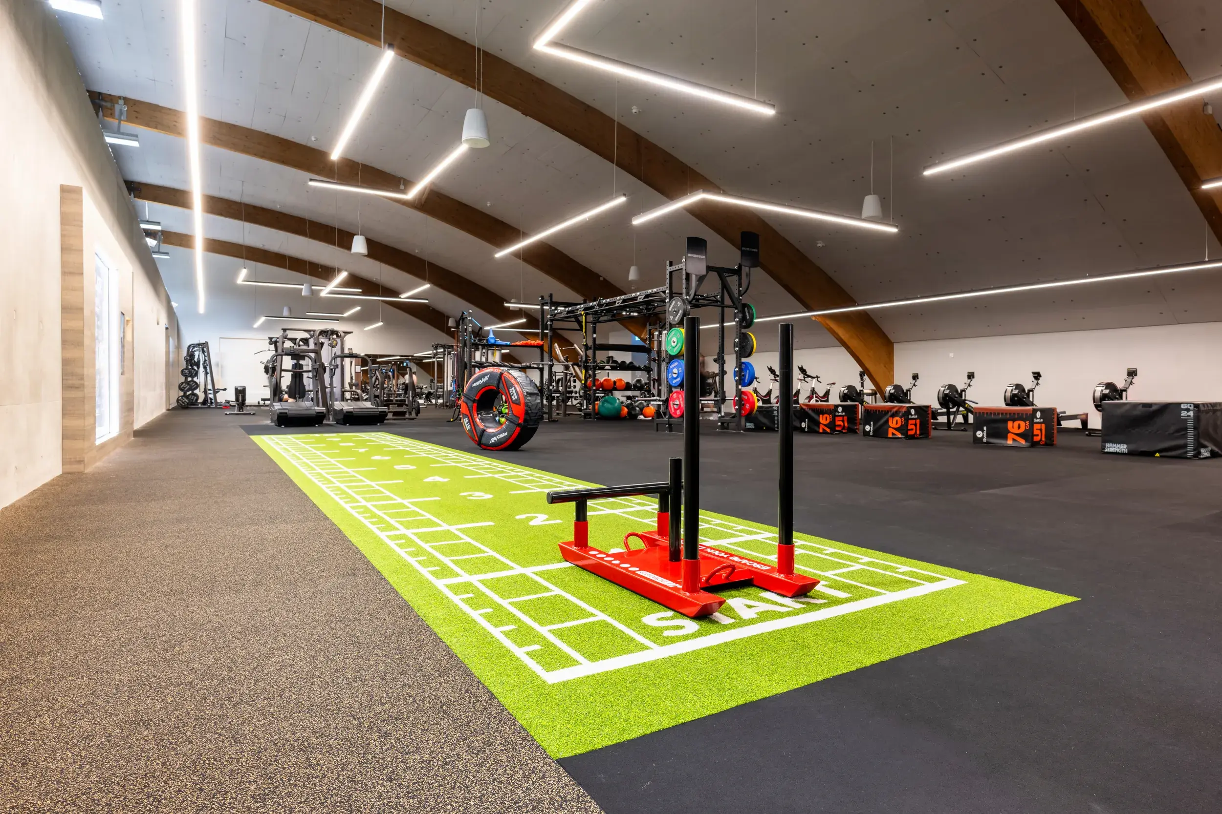 gym floor at Country Club geneva