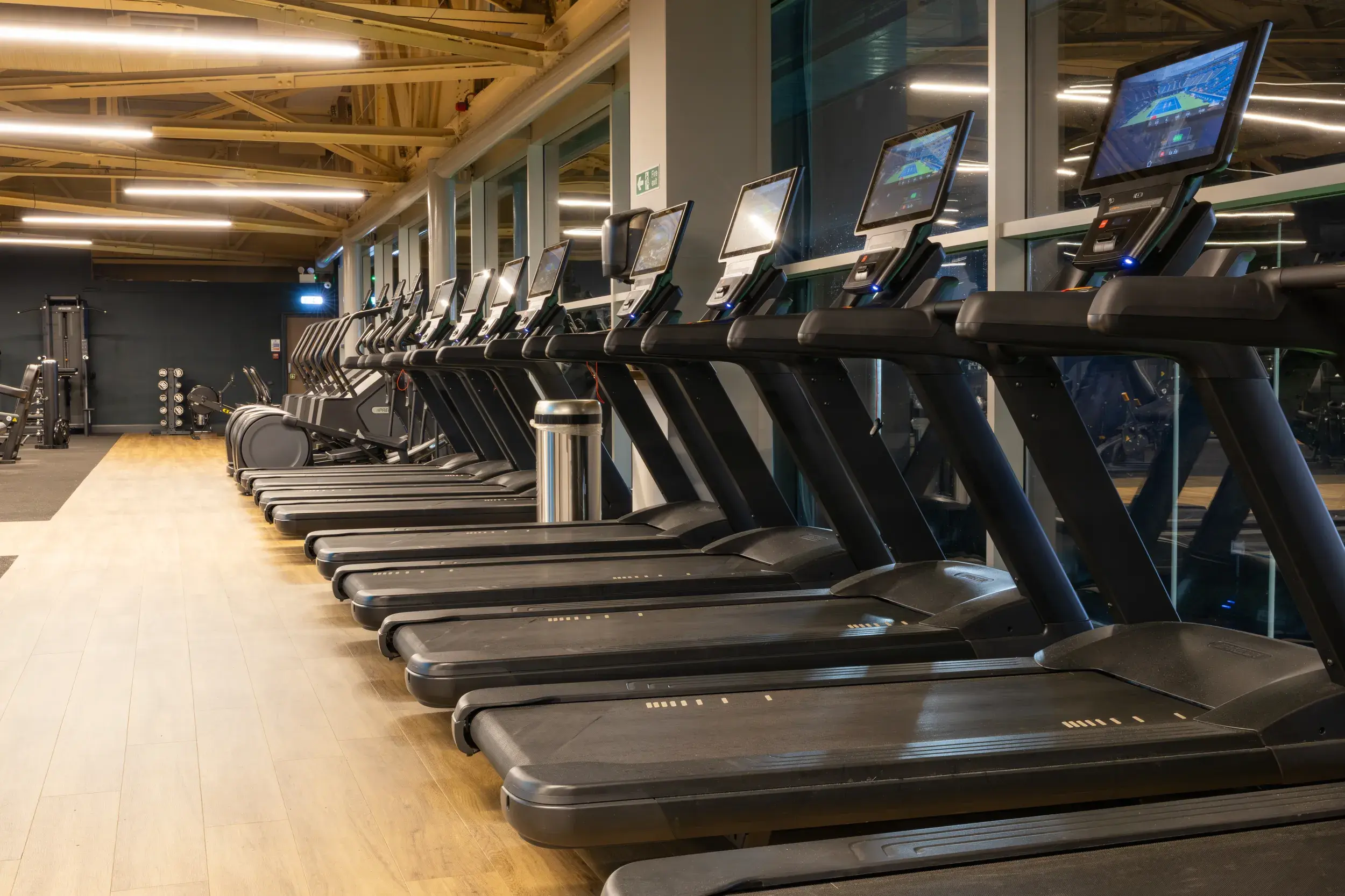 Treadmills at David Lloyd Hatfield