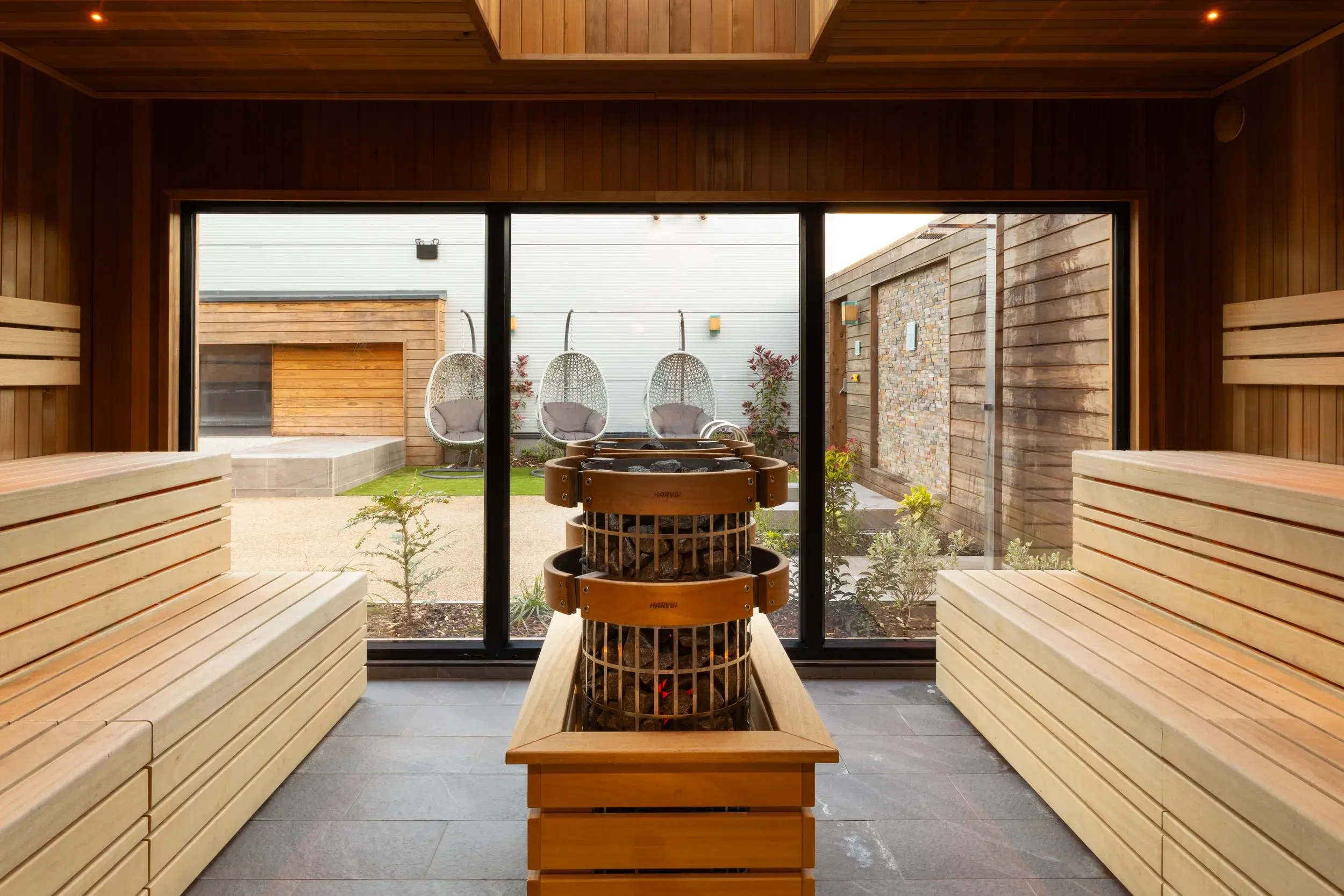 Outdoor sauna