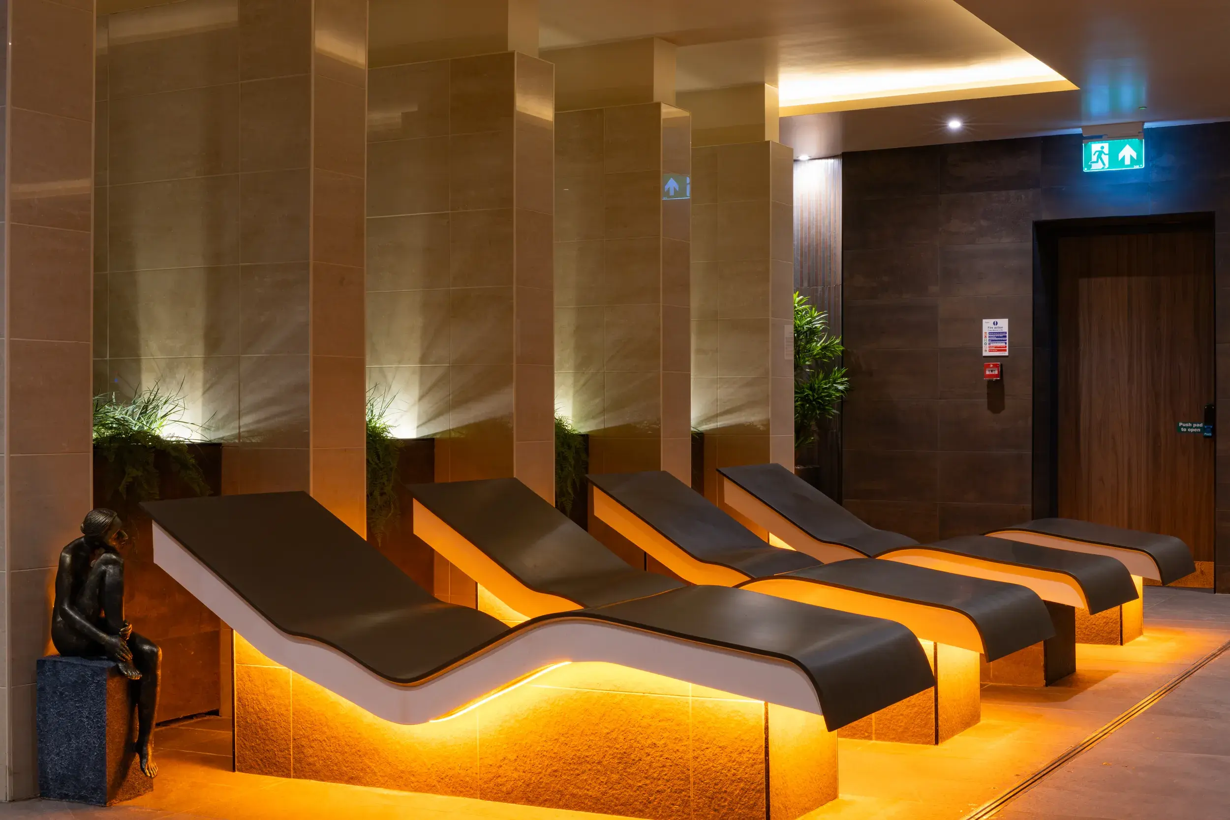 Spa Retreat with heated beds