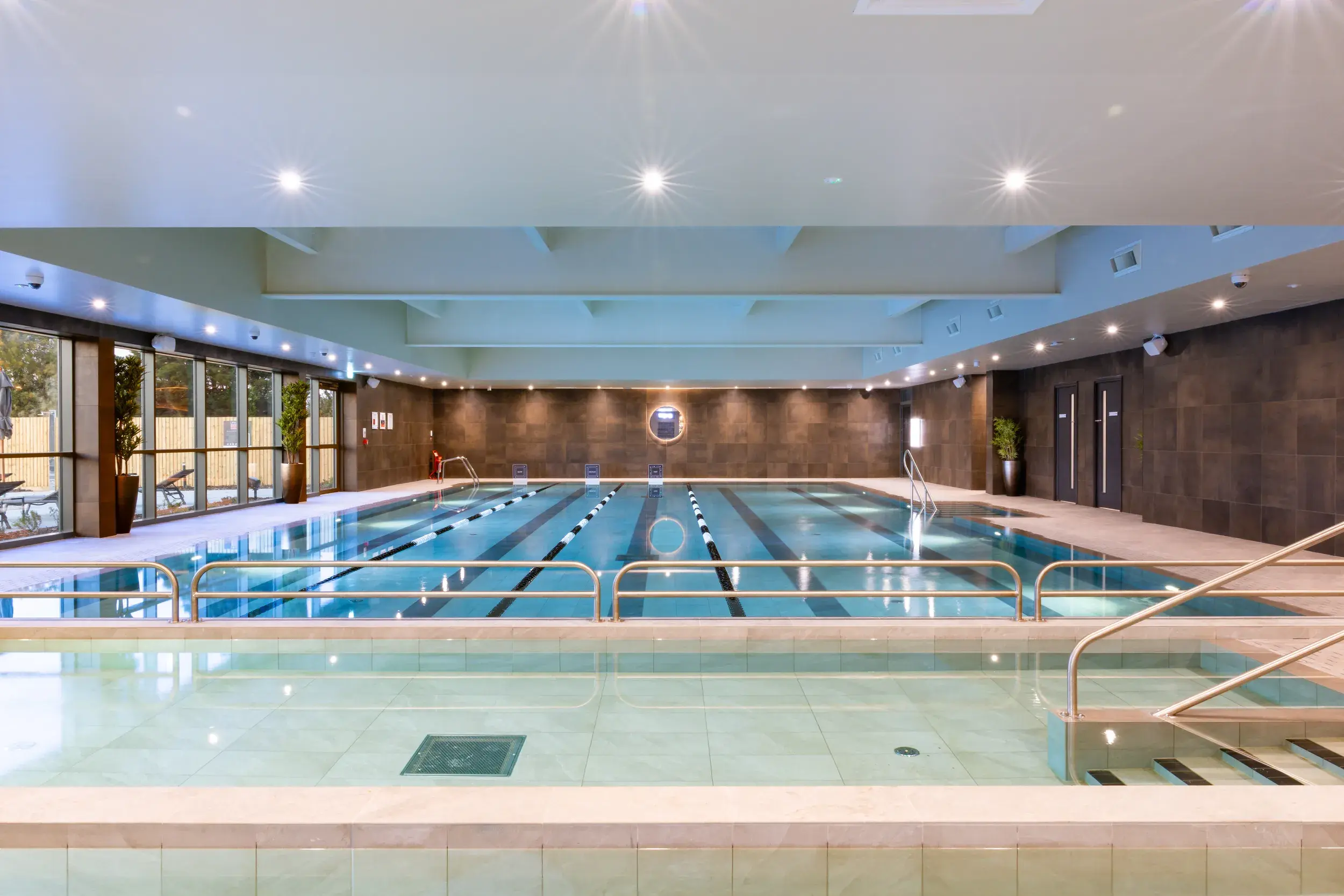 The indoor pool at David Lloyd Ashford
